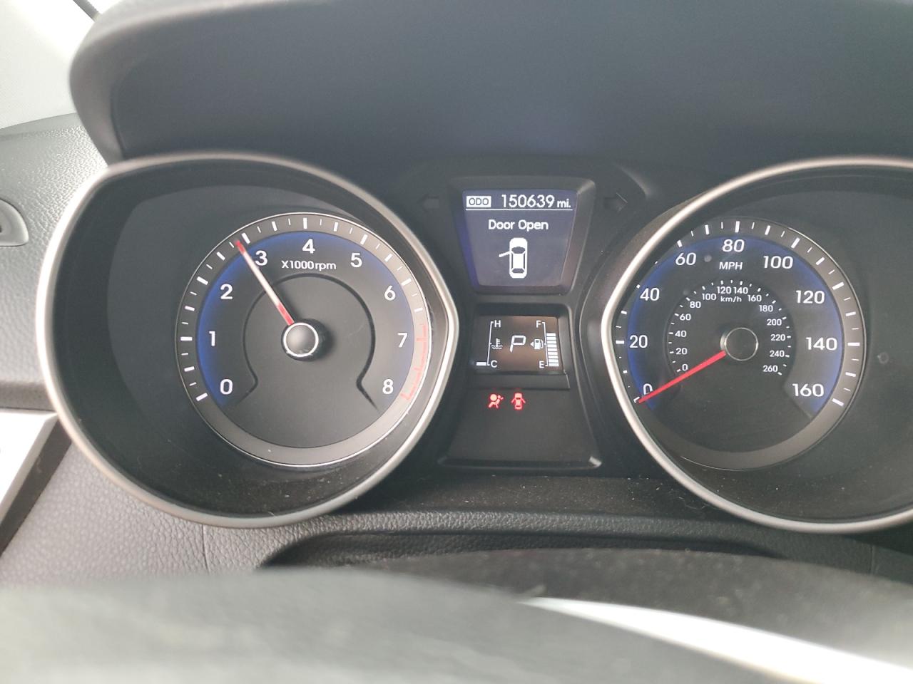 2013 Hyundai Elantra Gt Черный vin: KMHD35LE8DU040012