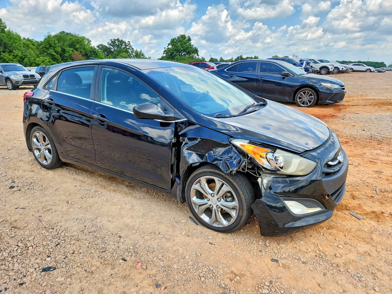 2013 Hyundai Elantra Gt Black vin: KMHD35LE8DU081238