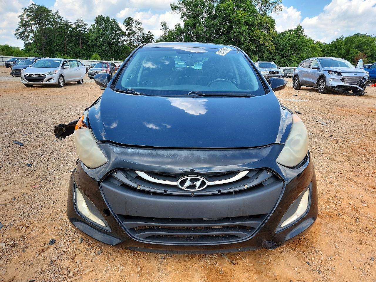 2013 Hyundai Elantra Gt Black vin: KMHD35LE8DU081238