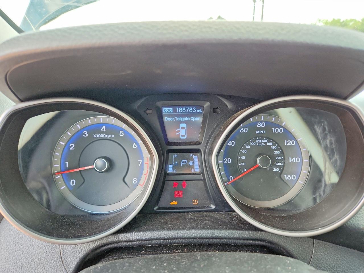 2013 Hyundai Elantra Gt Black vin: KMHD35LE8DU081238