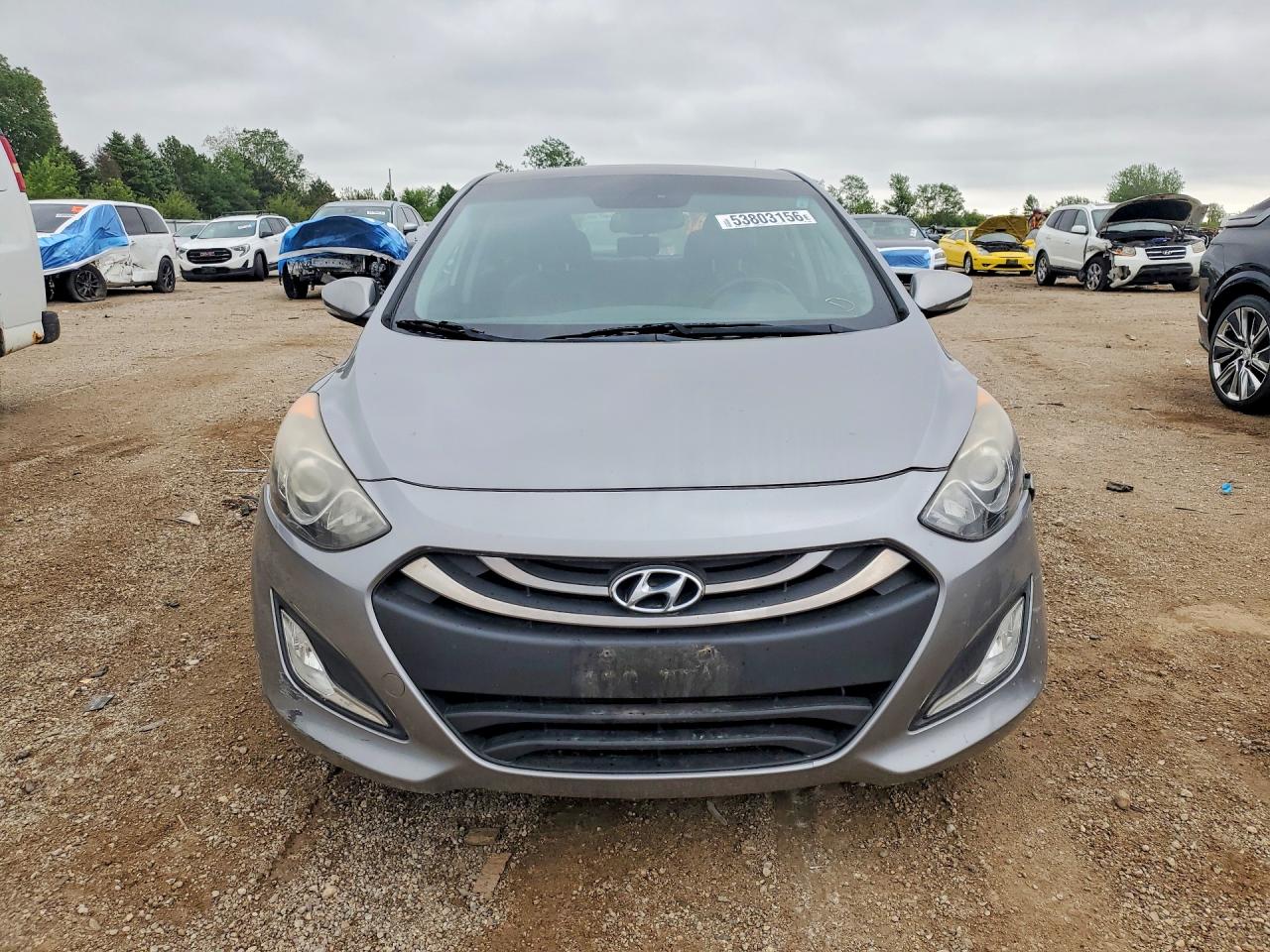 2013 Hyundai Elantra Gt Base Silver vin: KMHD35LE8DU110639