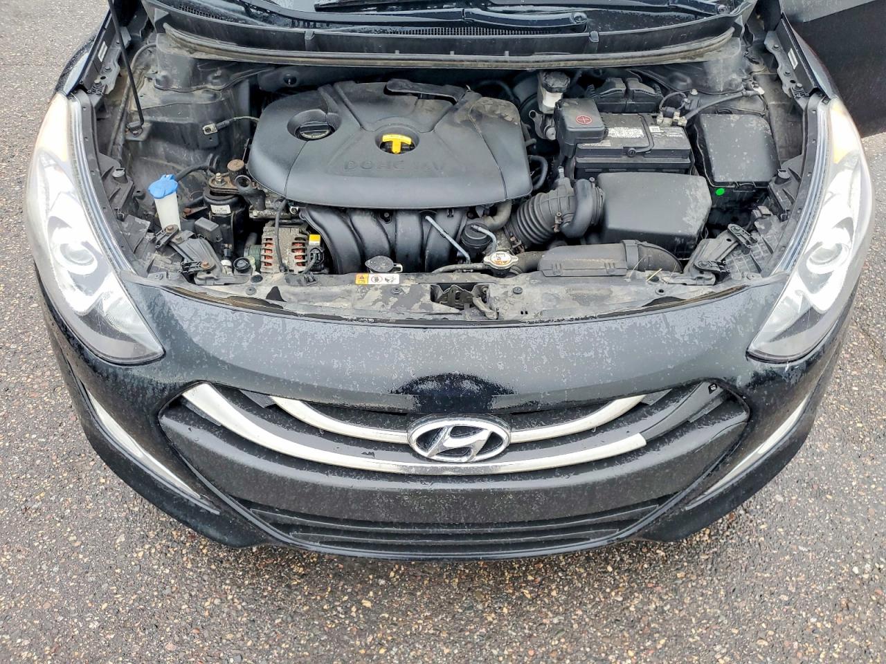 2013 Hyundai Elantra Gt Base Black vin: KMHD35LE8DU148629