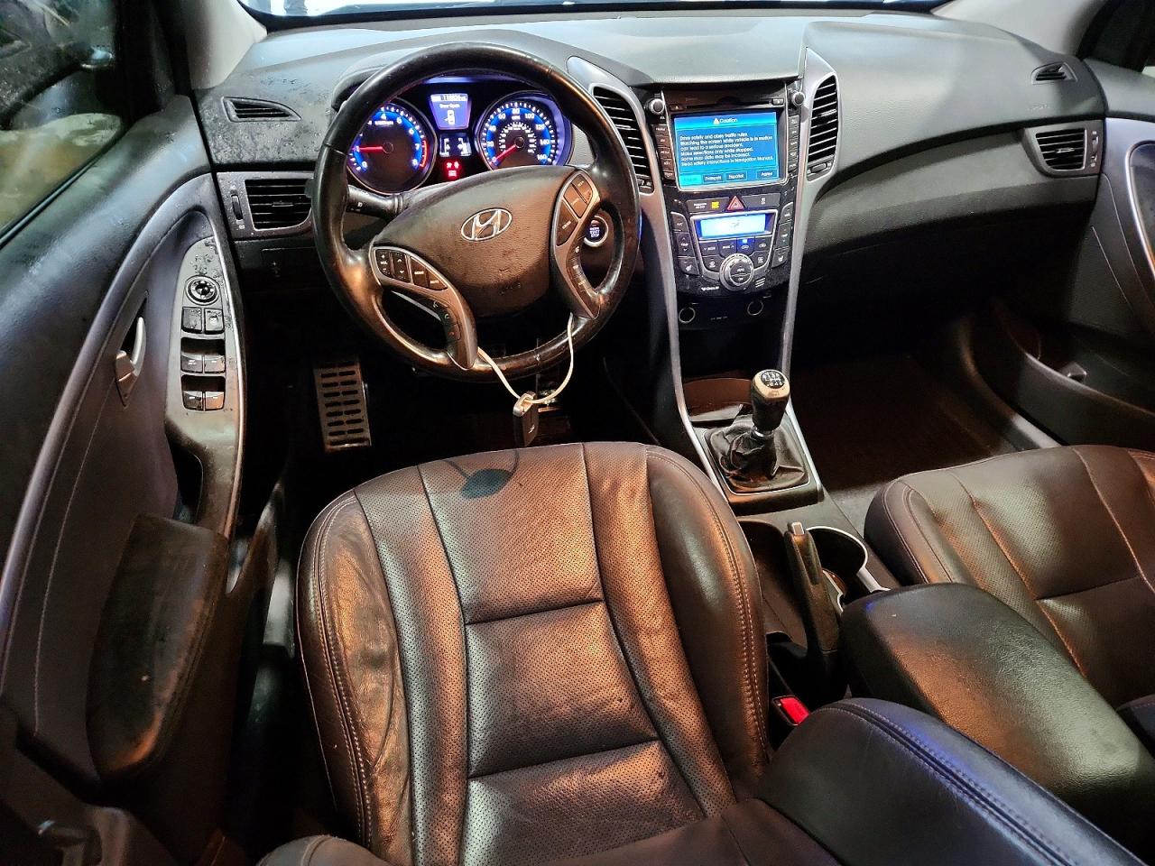 2013 Hyundai Elantra Gt Base Black vin: KMHD35LE9DU045056