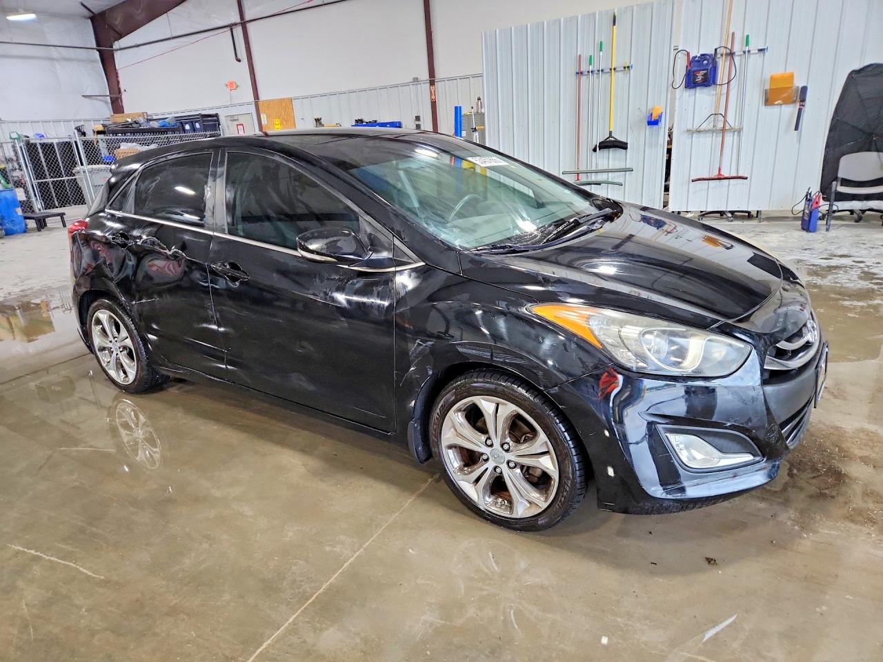 2013 Hyundai Elantra Gt Base Black vin: KMHD35LE9DU045056