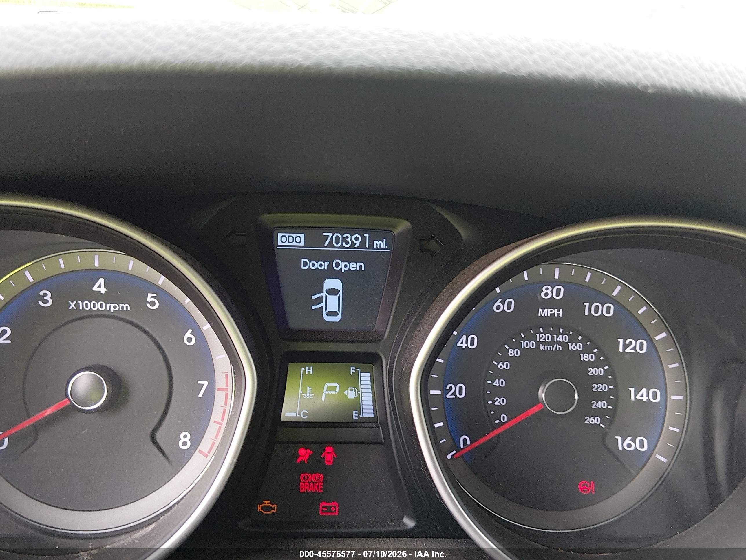 2013 Hyundai Elantra Gt   Серый vin: KMHD35LE9DU062035
