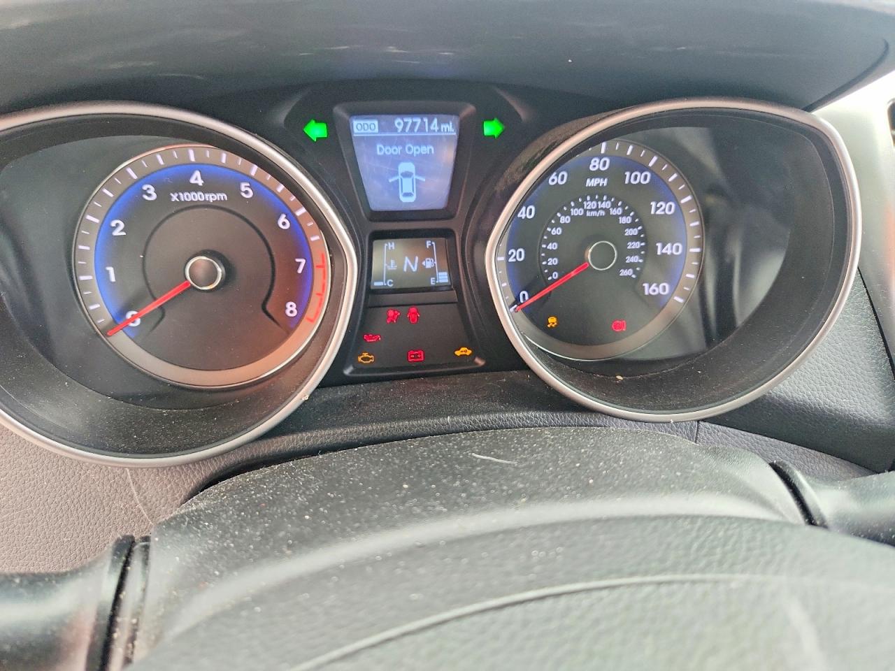 2013 Hyundai Elantra Gt Base Gray vin: KMHD35LE9DU080146