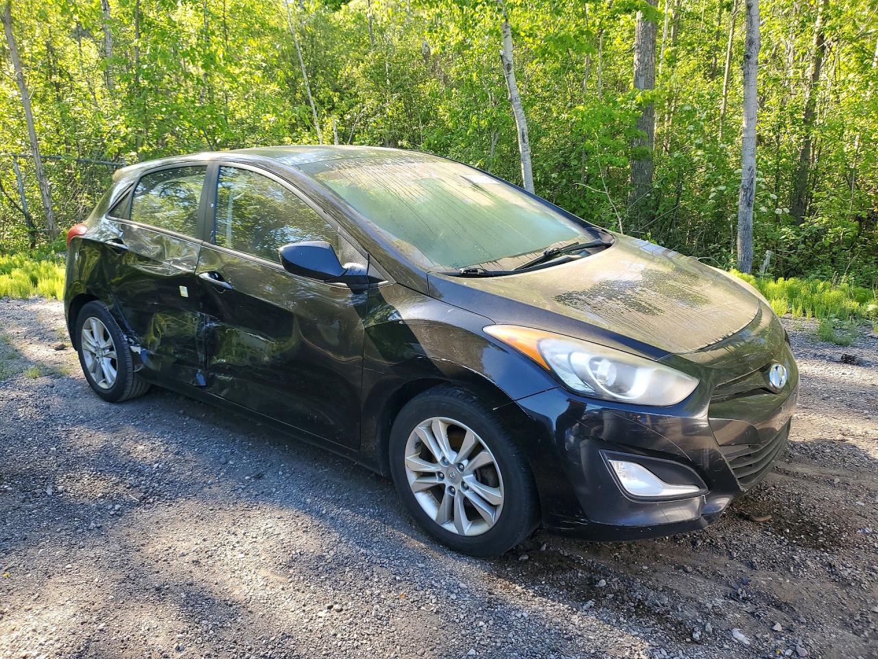 2013 Hyundai Elantra Gt Base Черный vin: KMHD35LEXDU025737