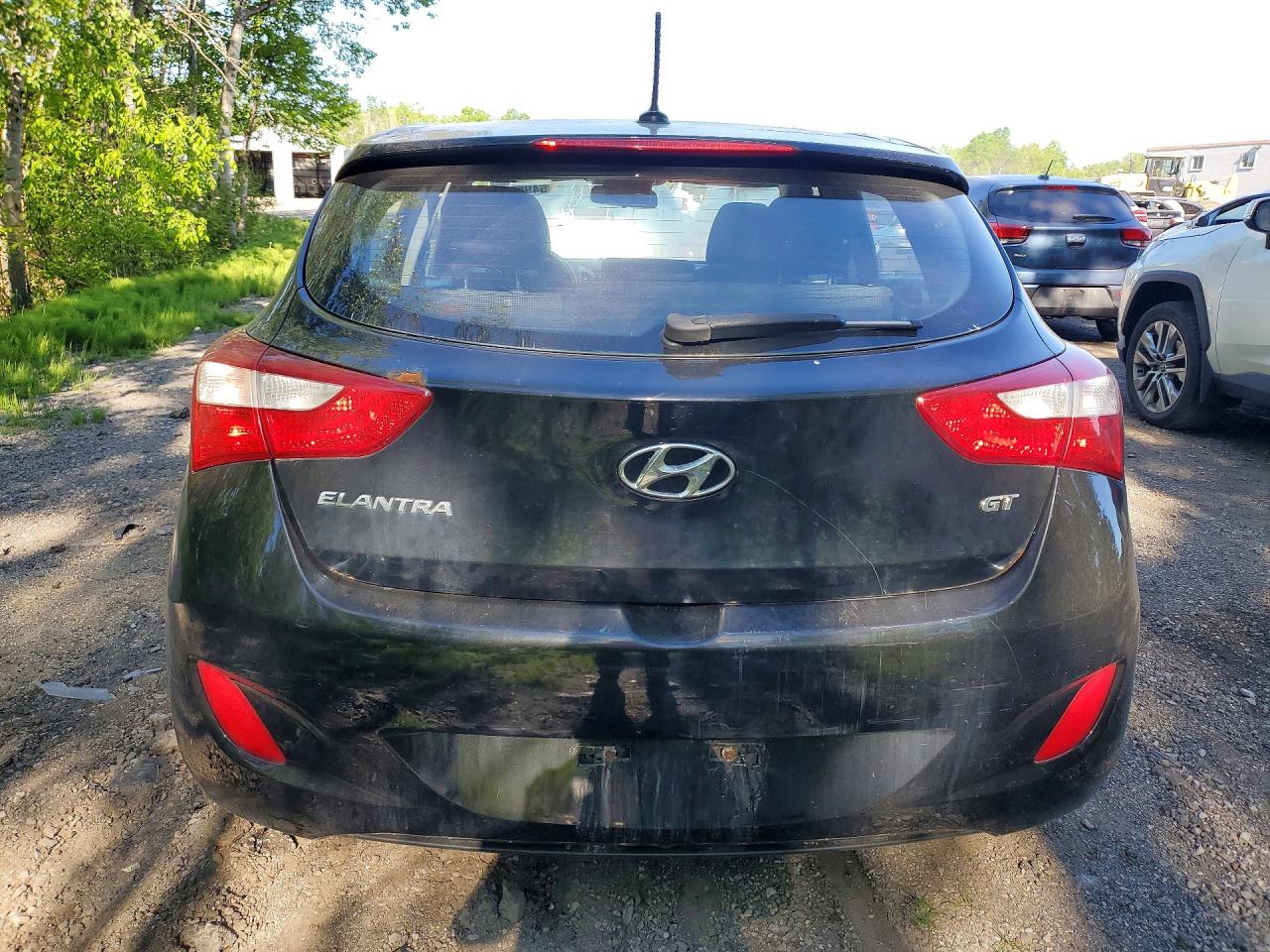 2013 Hyundai Elantra Gt Base Черный vin: KMHD35LEXDU025737