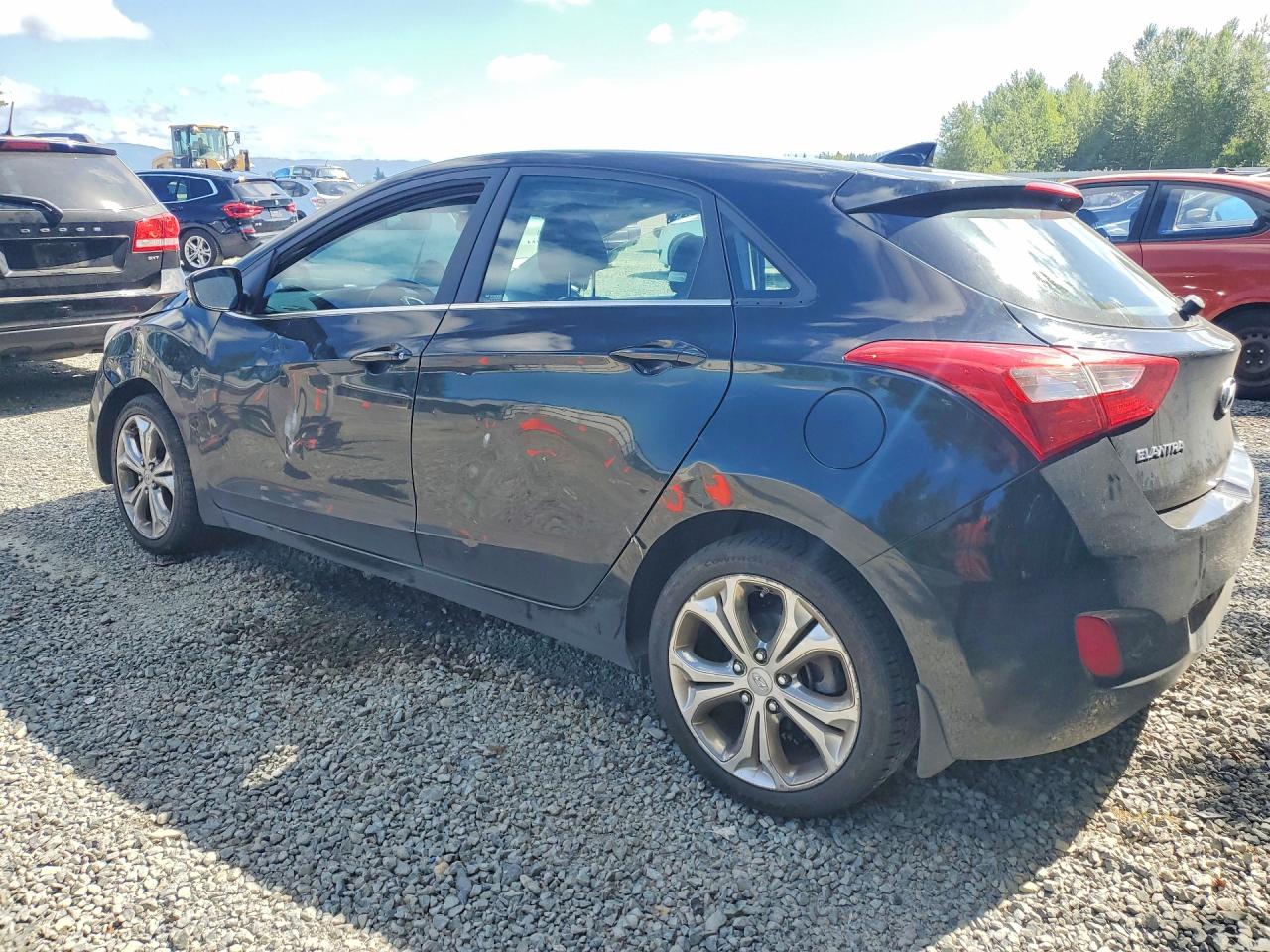 2013 Hyundai Elantra Gt Base Black vin: KMHD35LEXDU058382