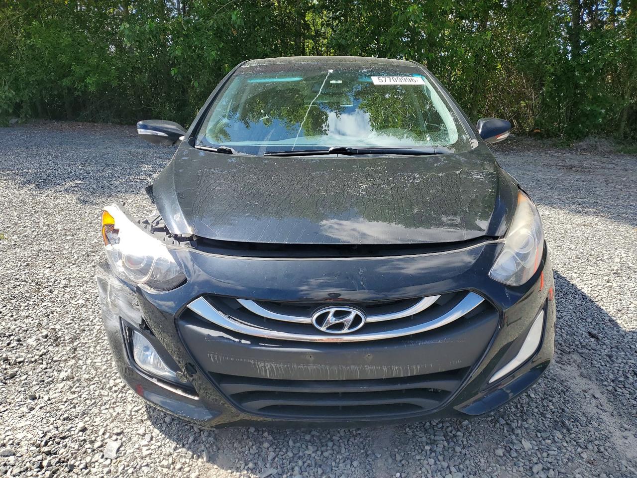 2013 Hyundai Elantra Gt Base Black vin: KMHD35LEXDU058382