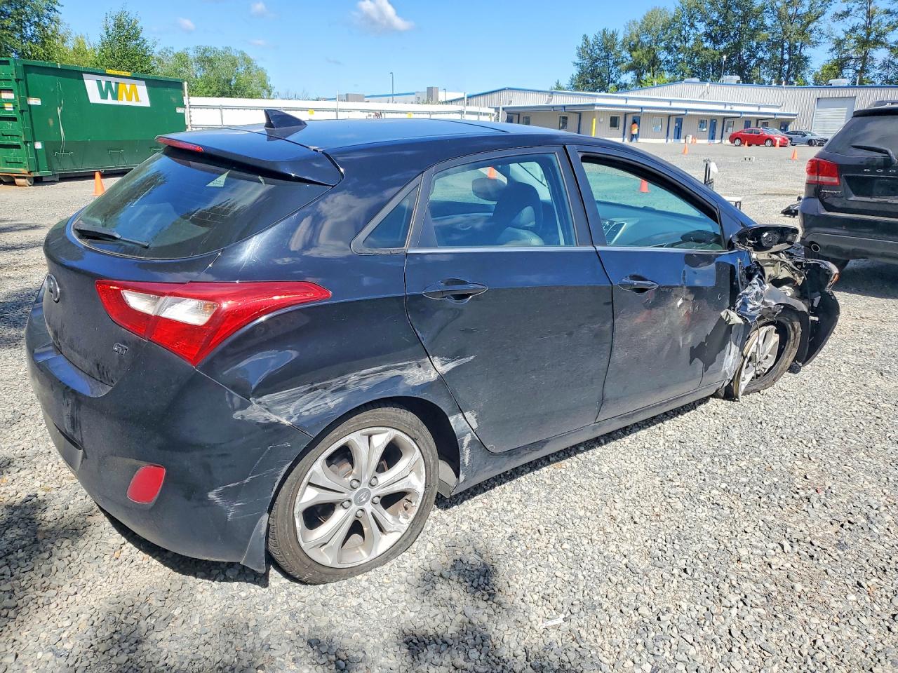 2013 Hyundai Elantra Gt Base Black vin: KMHD35LEXDU058382