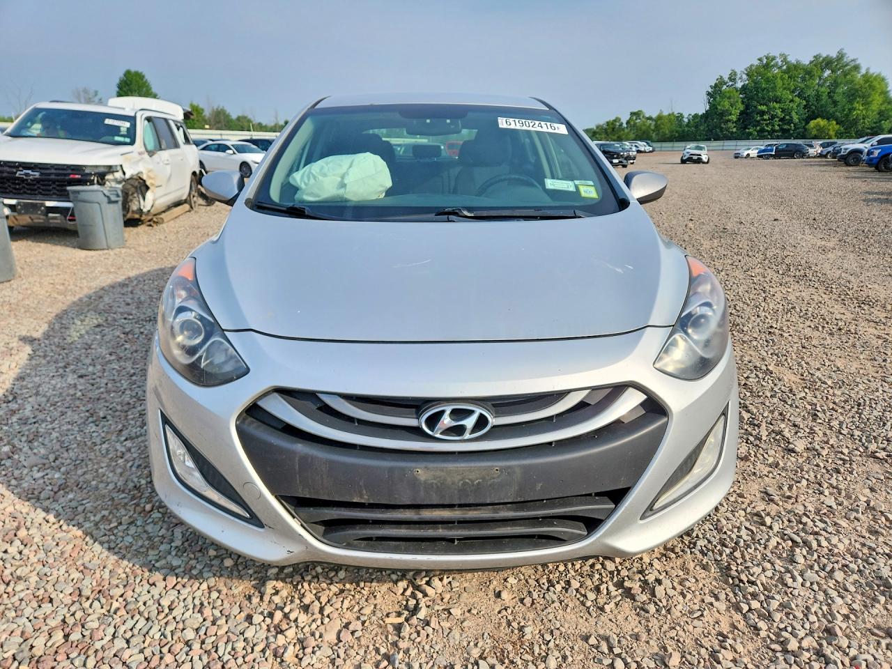 2013 Hyundai Elantra Gt Base Silver vin: KMHD35LEXDU061377