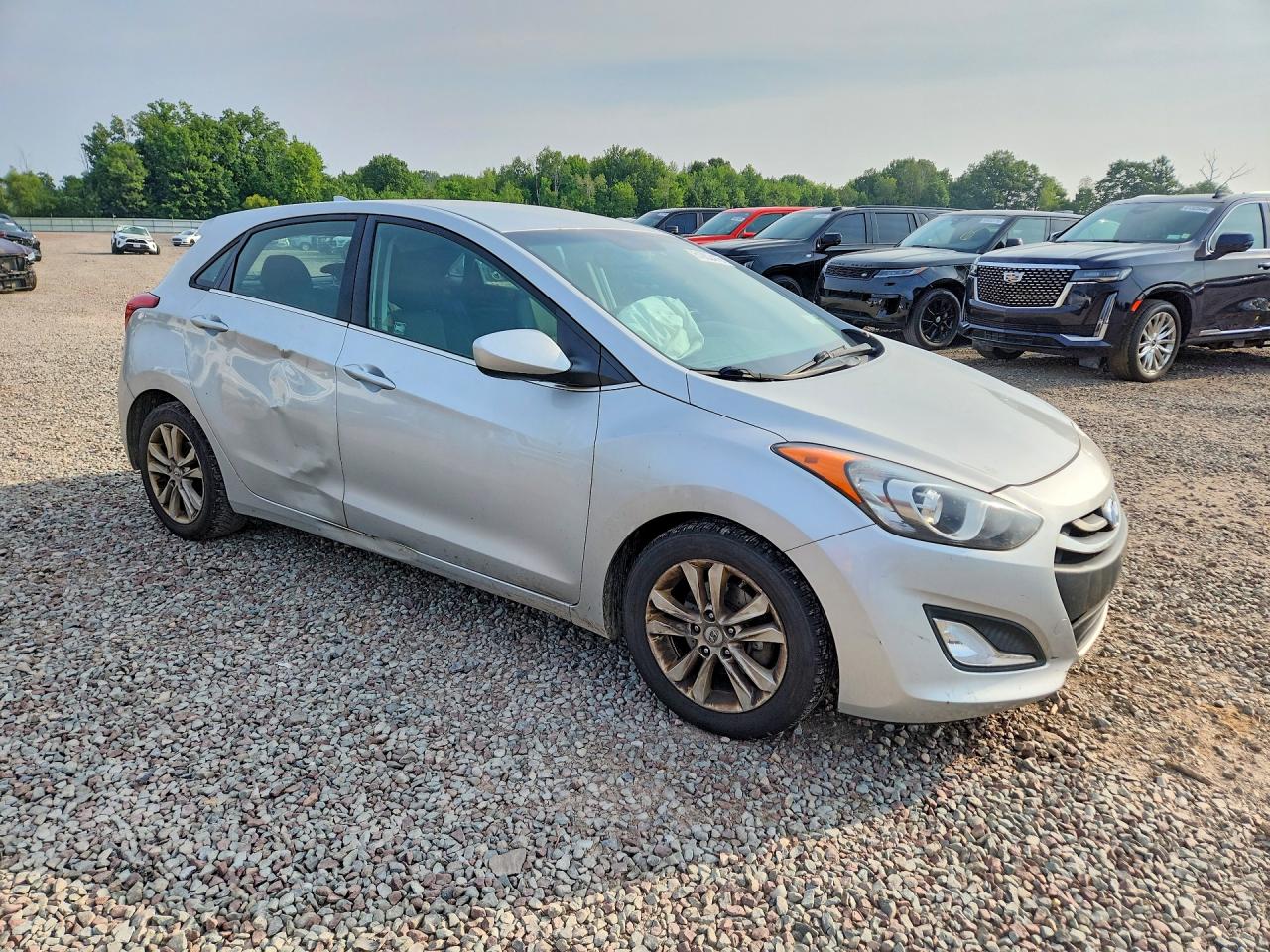 2013 Hyundai Elantra Gt Base Silver vin: KMHD35LEXDU061377