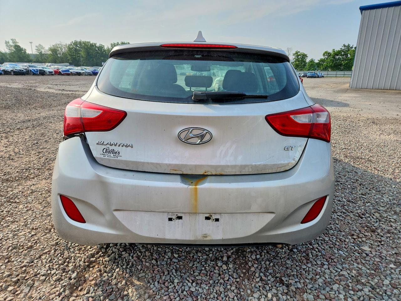 2013 Hyundai Elantra Gt Base Silver vin: KMHD35LEXDU061377