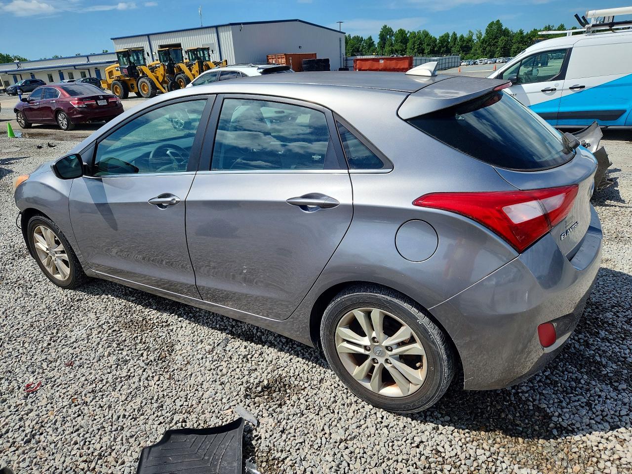 2013 Hyundai Elantra Gt Base Gray vin: KMHD35LEXDU093200