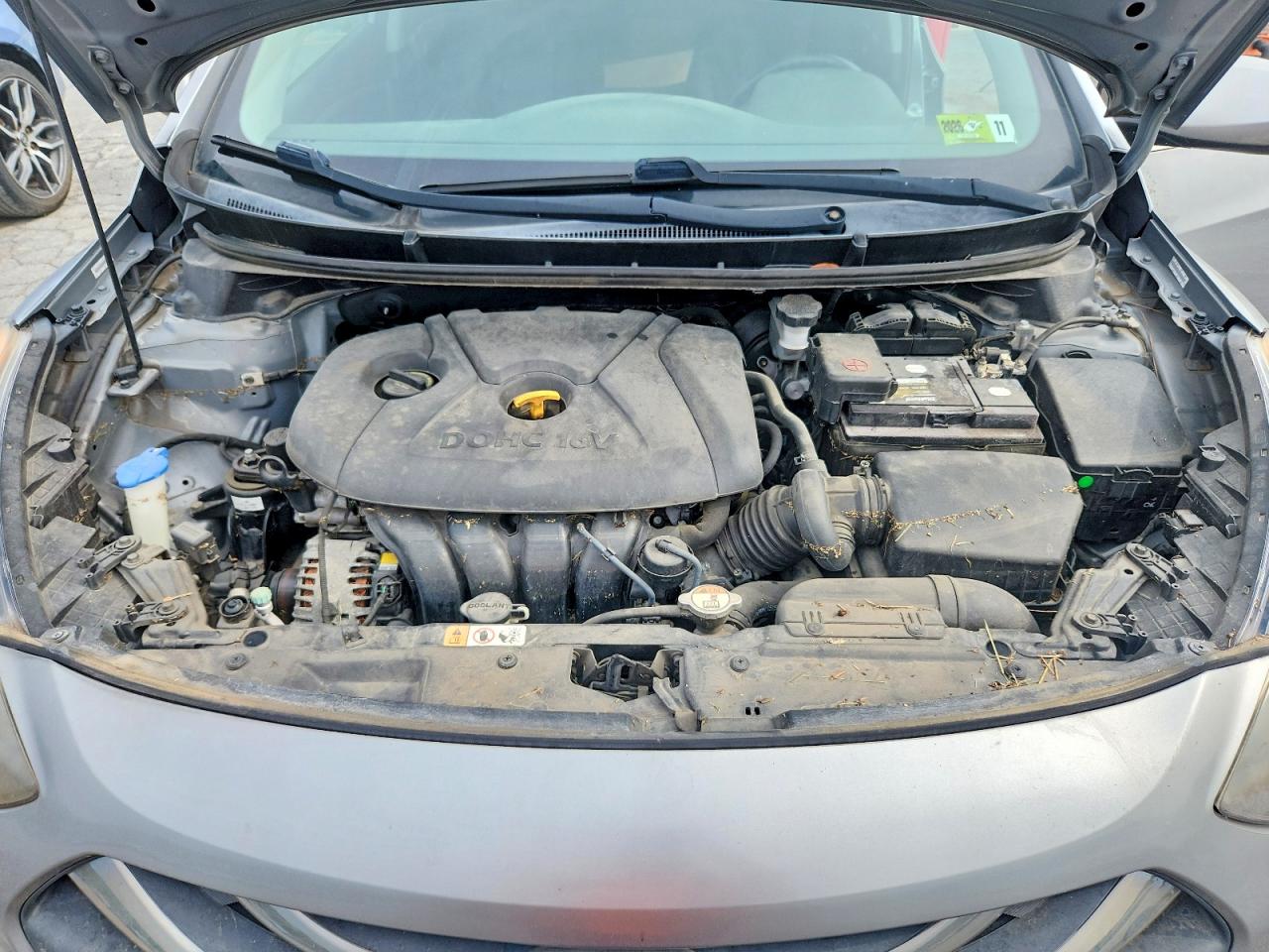 2013 Hyundai Elantra Gt Base Gray vin: KMHD35LEXDU107516