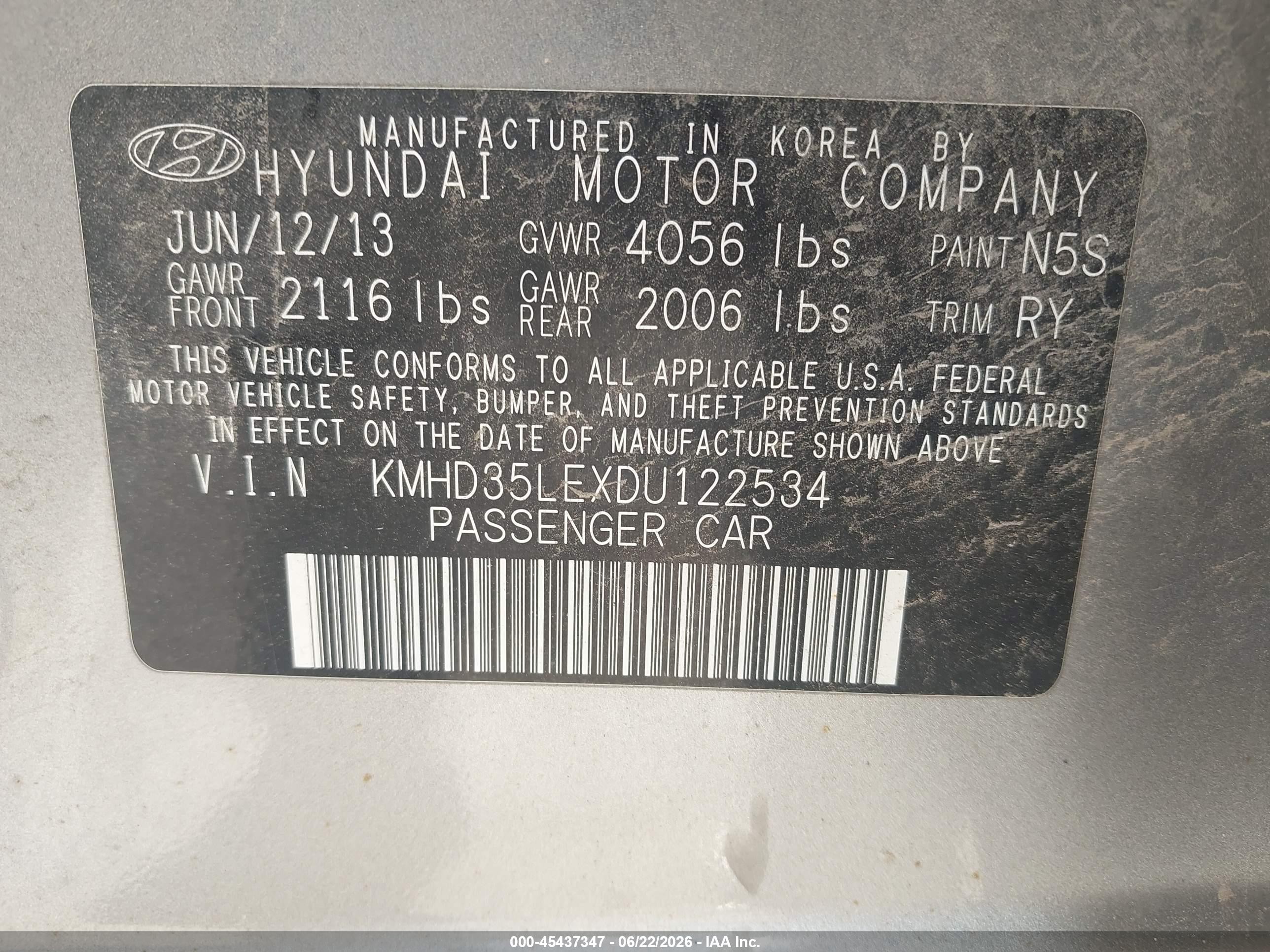 2013 Hyundai Elantra Gt   Серебряный vin: KMHD35LEXDU122534