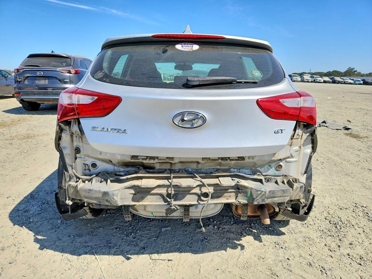 2013 Hyundai Elantra Gt Base Silver vin: KMHD35LEXDU129239