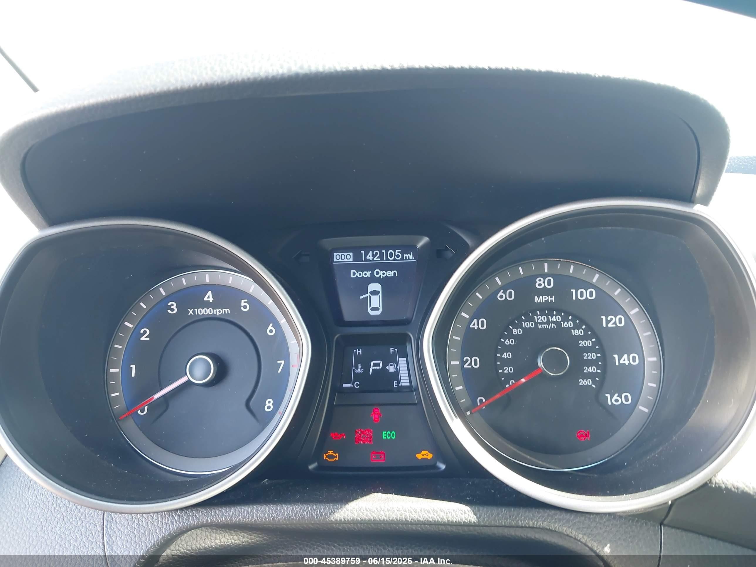 2013 Hyundai Elantra Gt   Black vin: KMHD35LEXDU141150