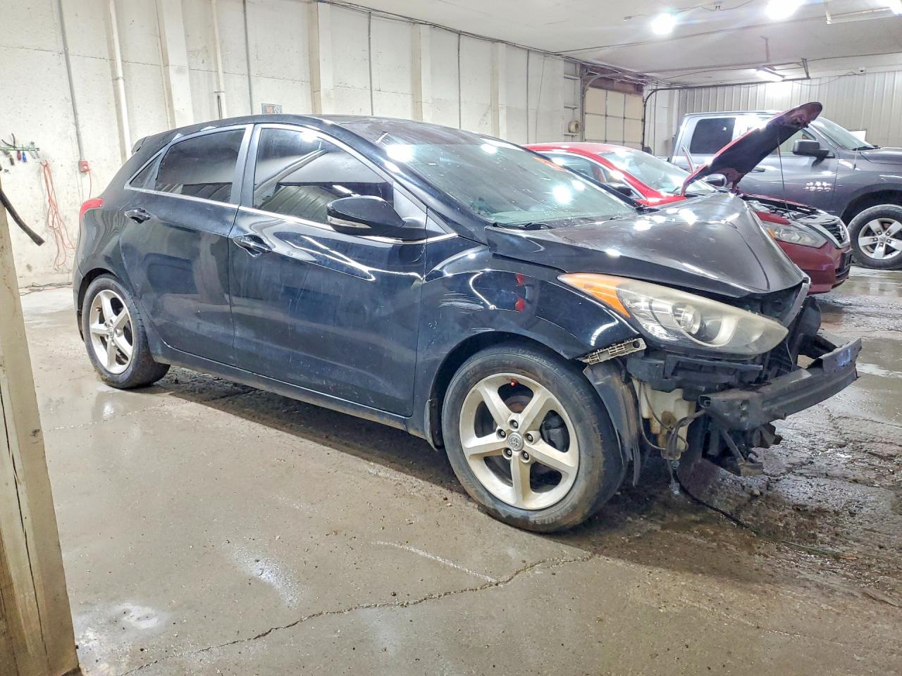 2014 Hyundai Elantra Gt Base Черный vin: KMHD35LH0EU164366