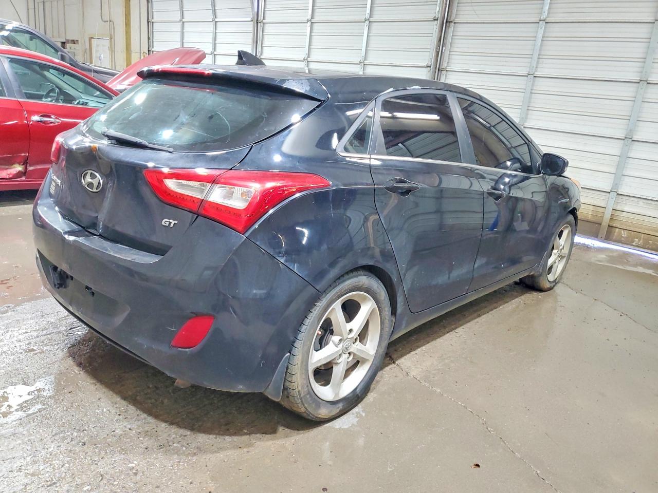 2014 Hyundai Elantra Gt Base Черный vin: KMHD35LH0EU164366