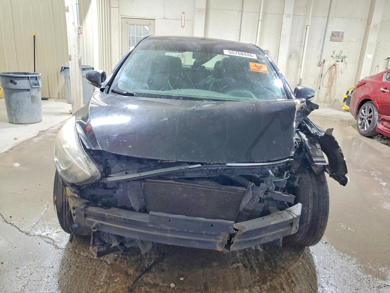 2014 Hyundai Elantra Gt Base Черный vin: KMHD35LH0EU164366