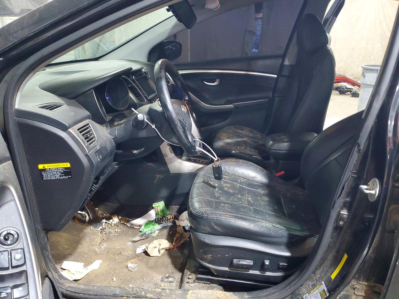 2014 Hyundai Elantra Gt Base Черный vin: KMHD35LH0EU164366