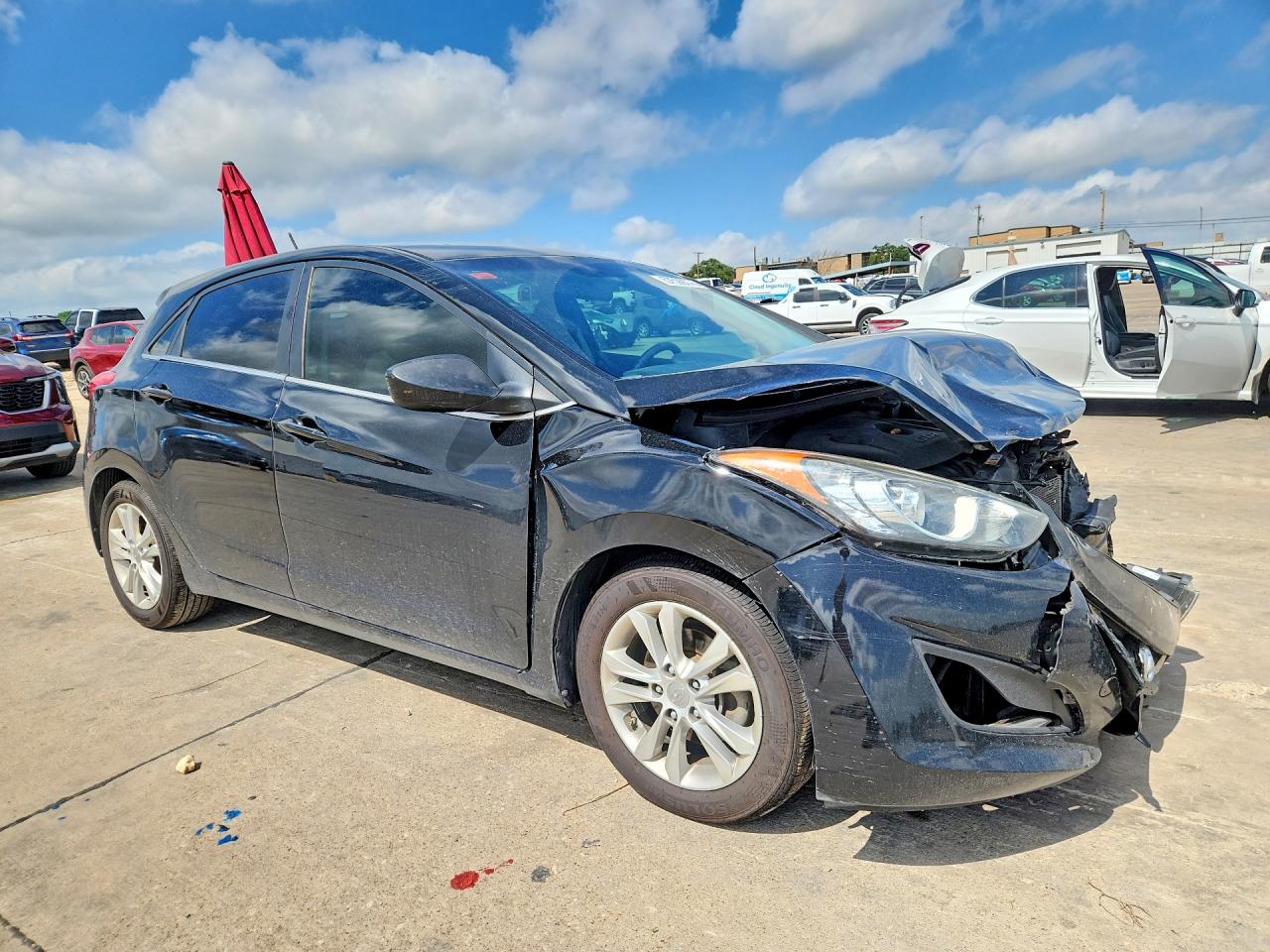 2014 Hyundai Elantra Gt Base Black vin: KMHD35LH0EU181510