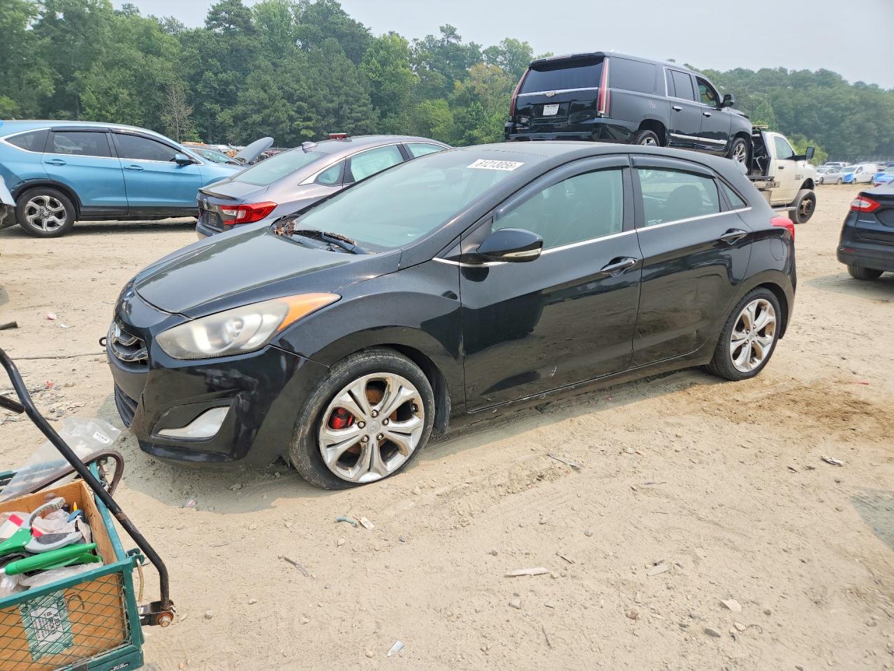2014 Hyundai Elantra Gt Base Black vin: KMHD35LH0EU209144