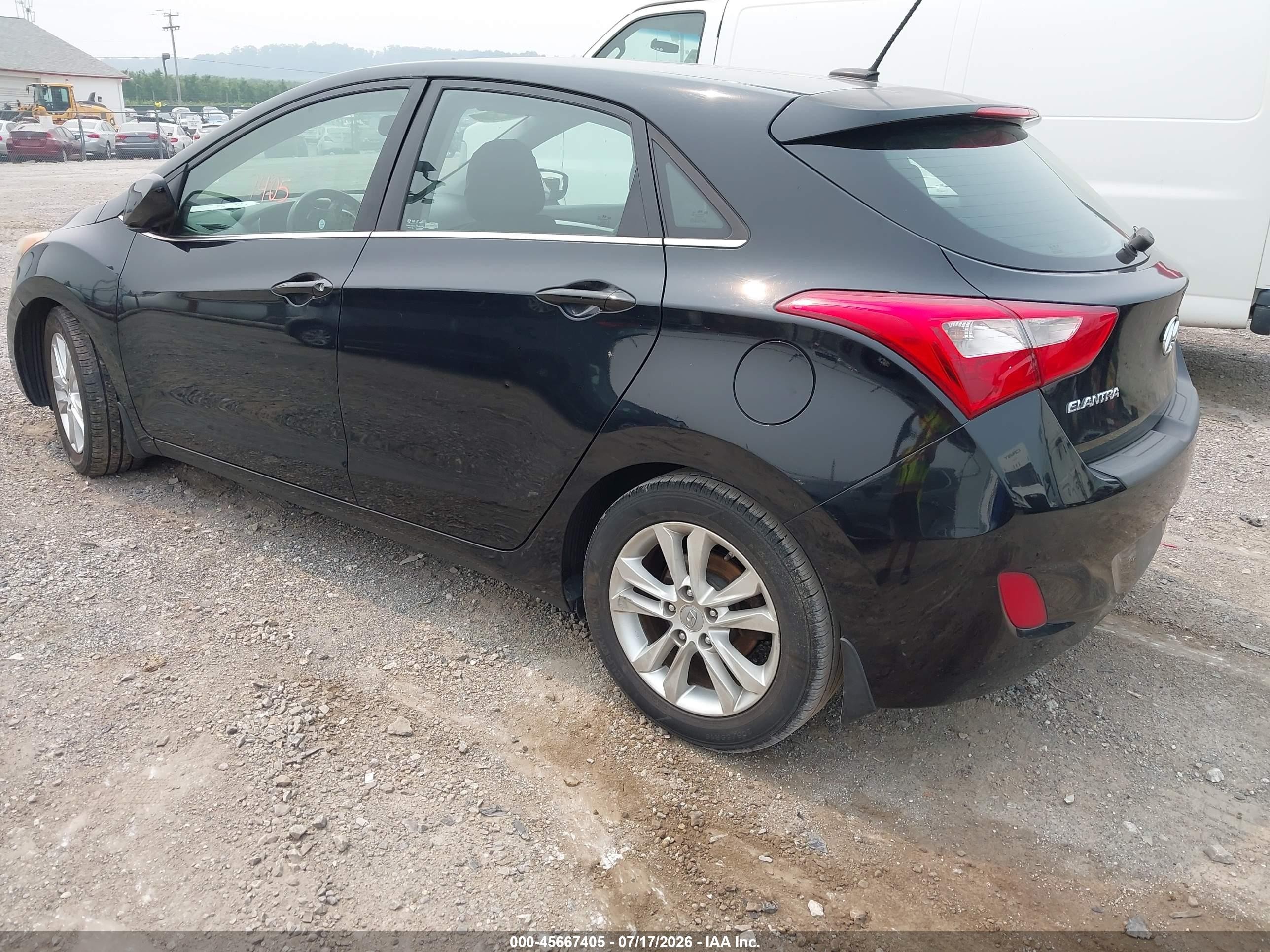 2014 Hyundai Elantra Gt   Black vin: KMHD35LH0EU211072