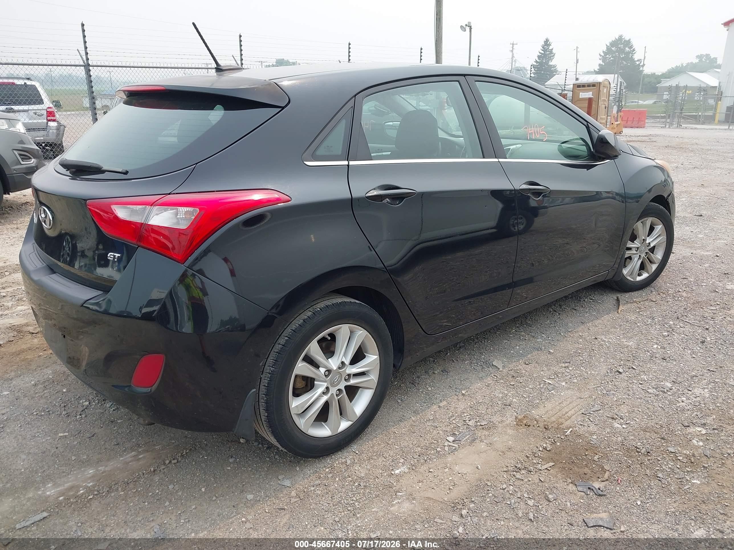 2014 Hyundai Elantra Gt   Black vin: KMHD35LH0EU211072