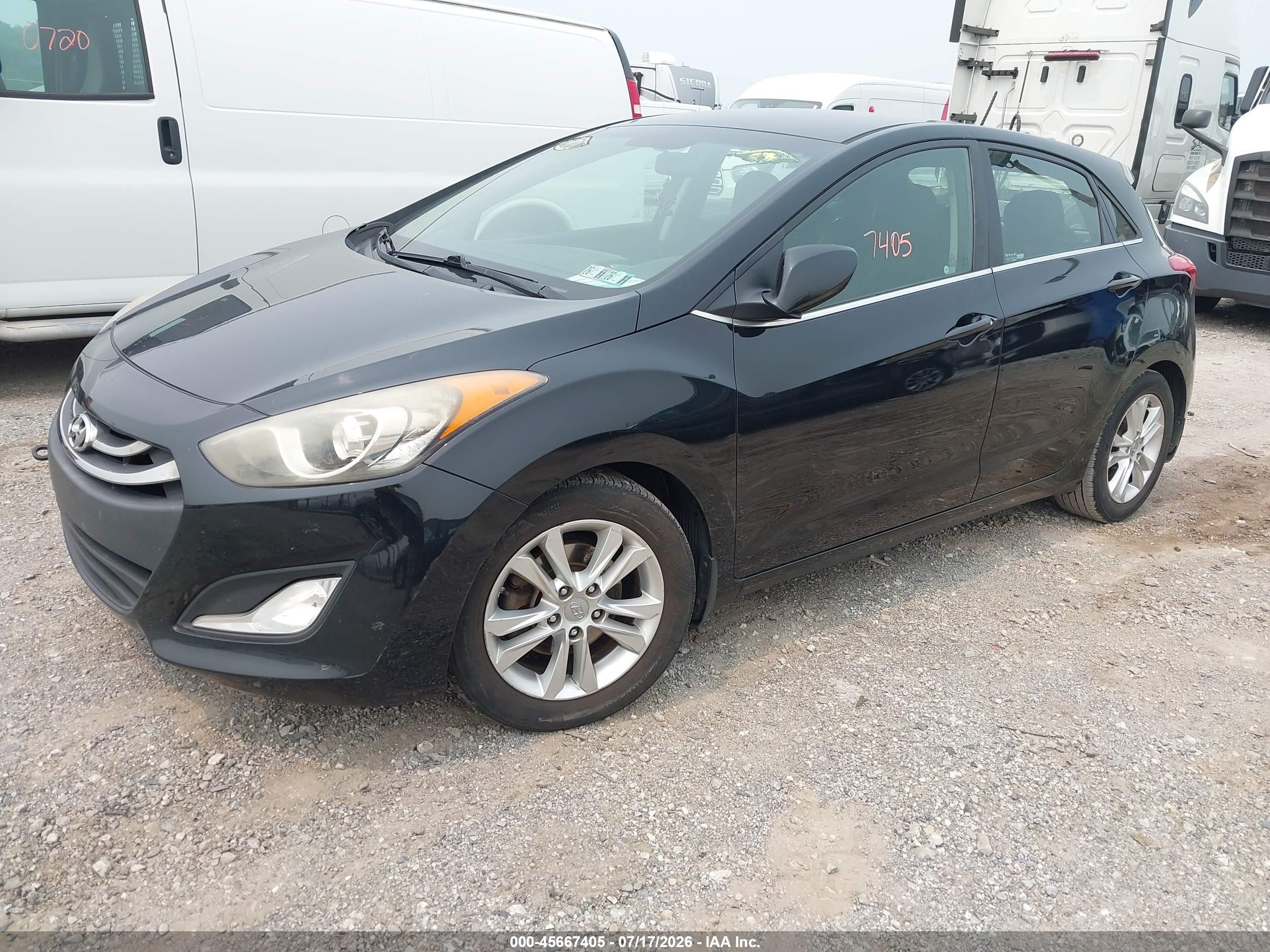 2014 Hyundai Elantra Gt   Black vin: KMHD35LH0EU211072