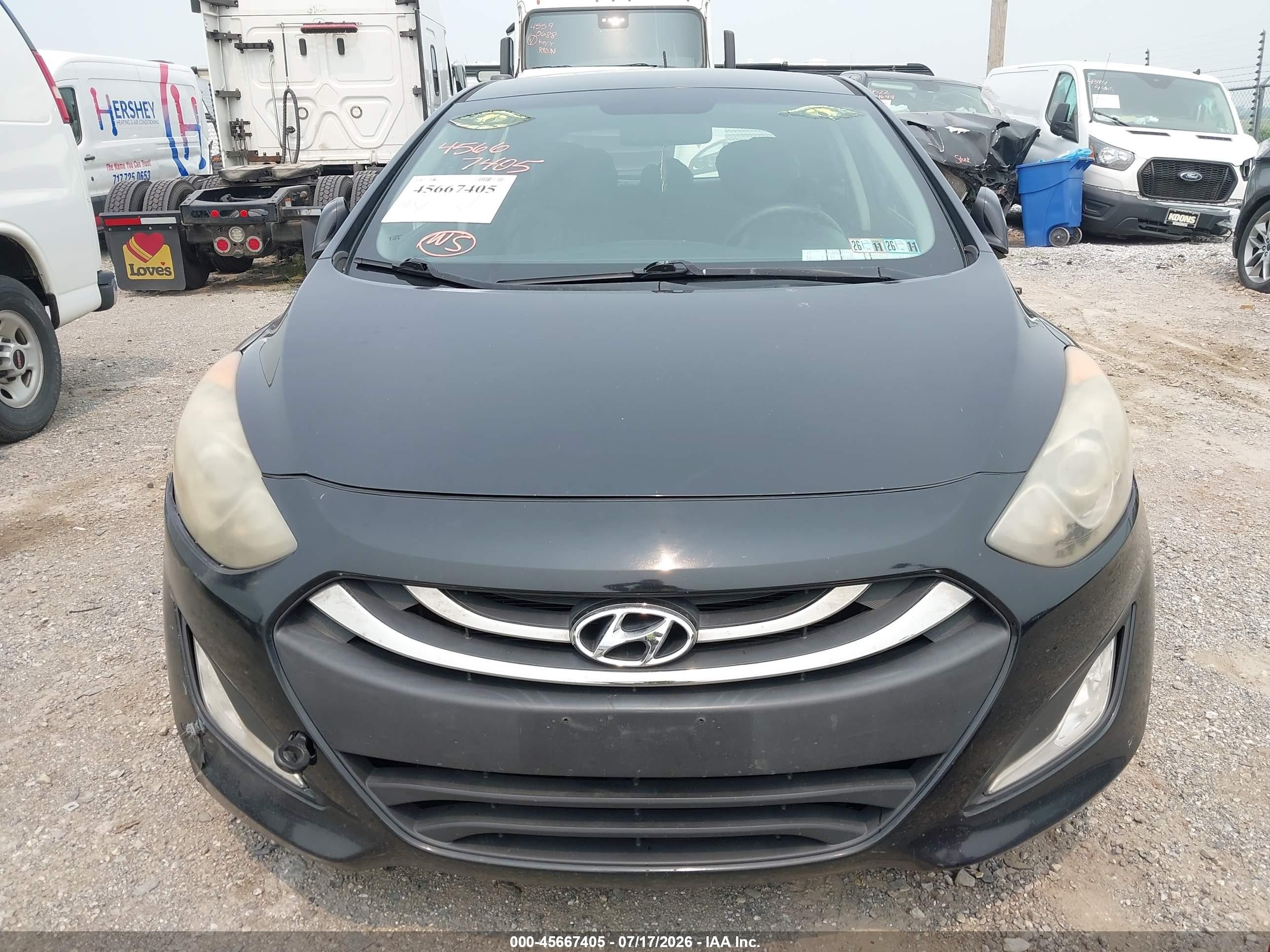 2014 Hyundai Elantra Gt   Black vin: KMHD35LH0EU211072