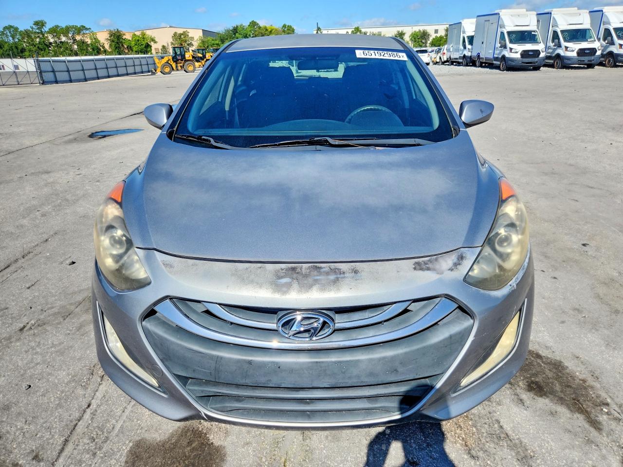 2014 Hyundai Elantra Gt Base Gray vin: KMHD35LH0EU227840