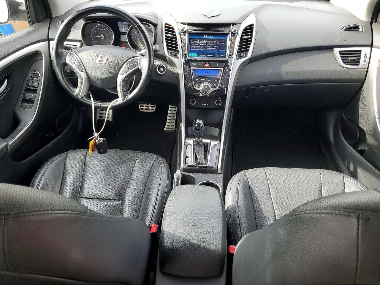 2014 Hyundai Elantra Gt Base Белый vin: KMHD35LH0EU229202