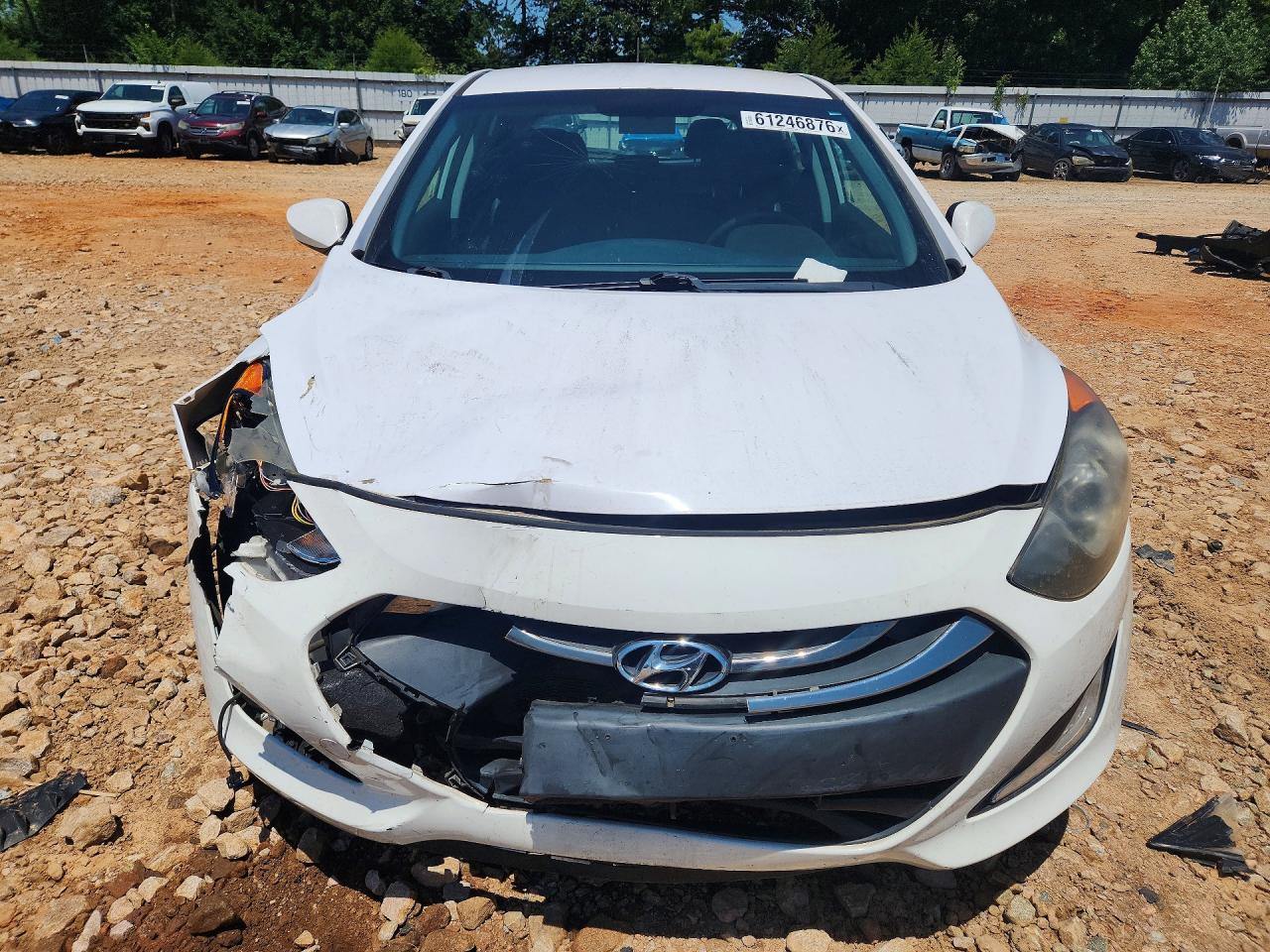 2015 Hyundai Elantra Gt Base White vin: KMHD35LH0FU242324