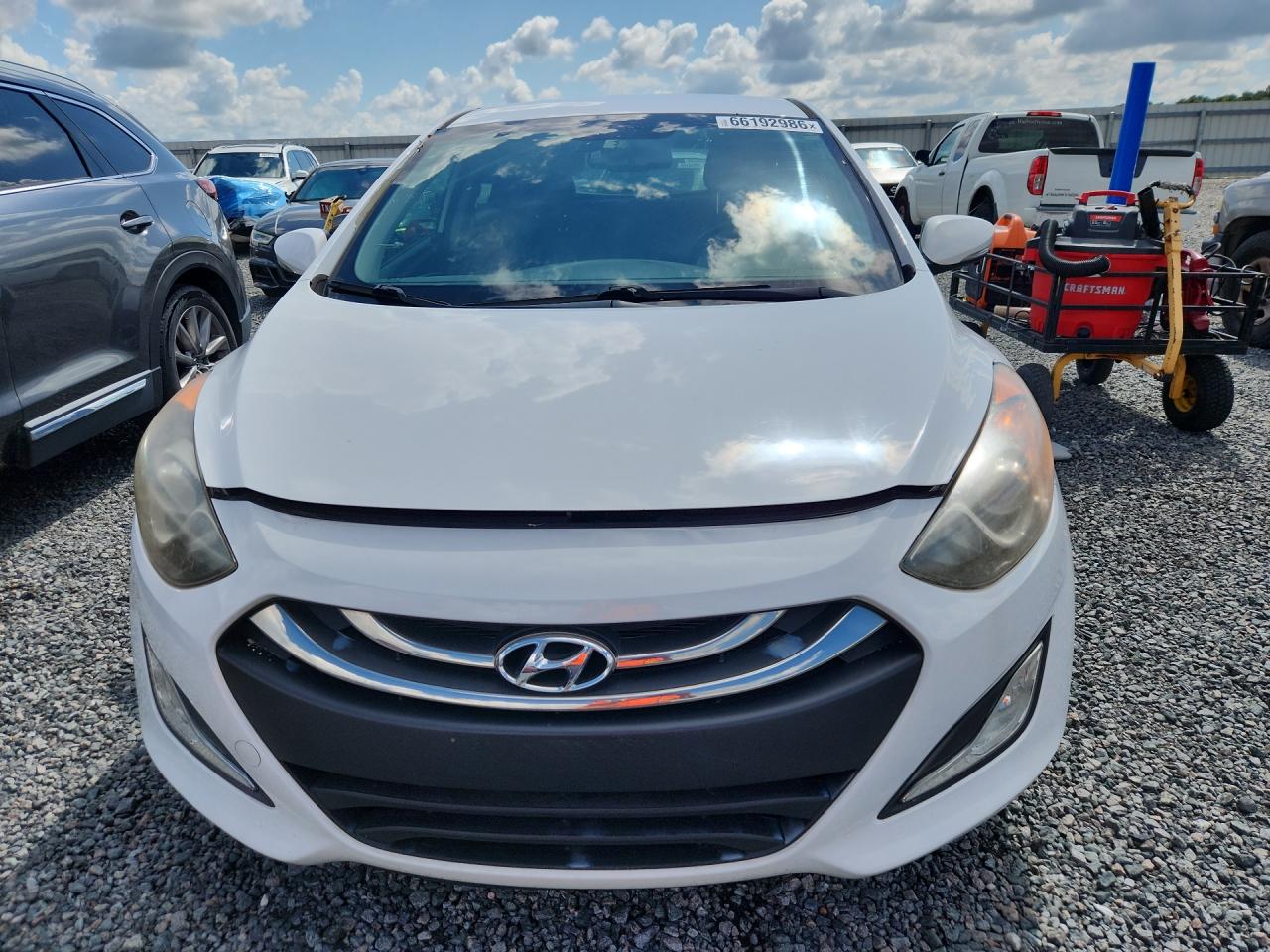 2014 Hyundai Elantra Gt Base White vin: KMHD35LH1EU160424