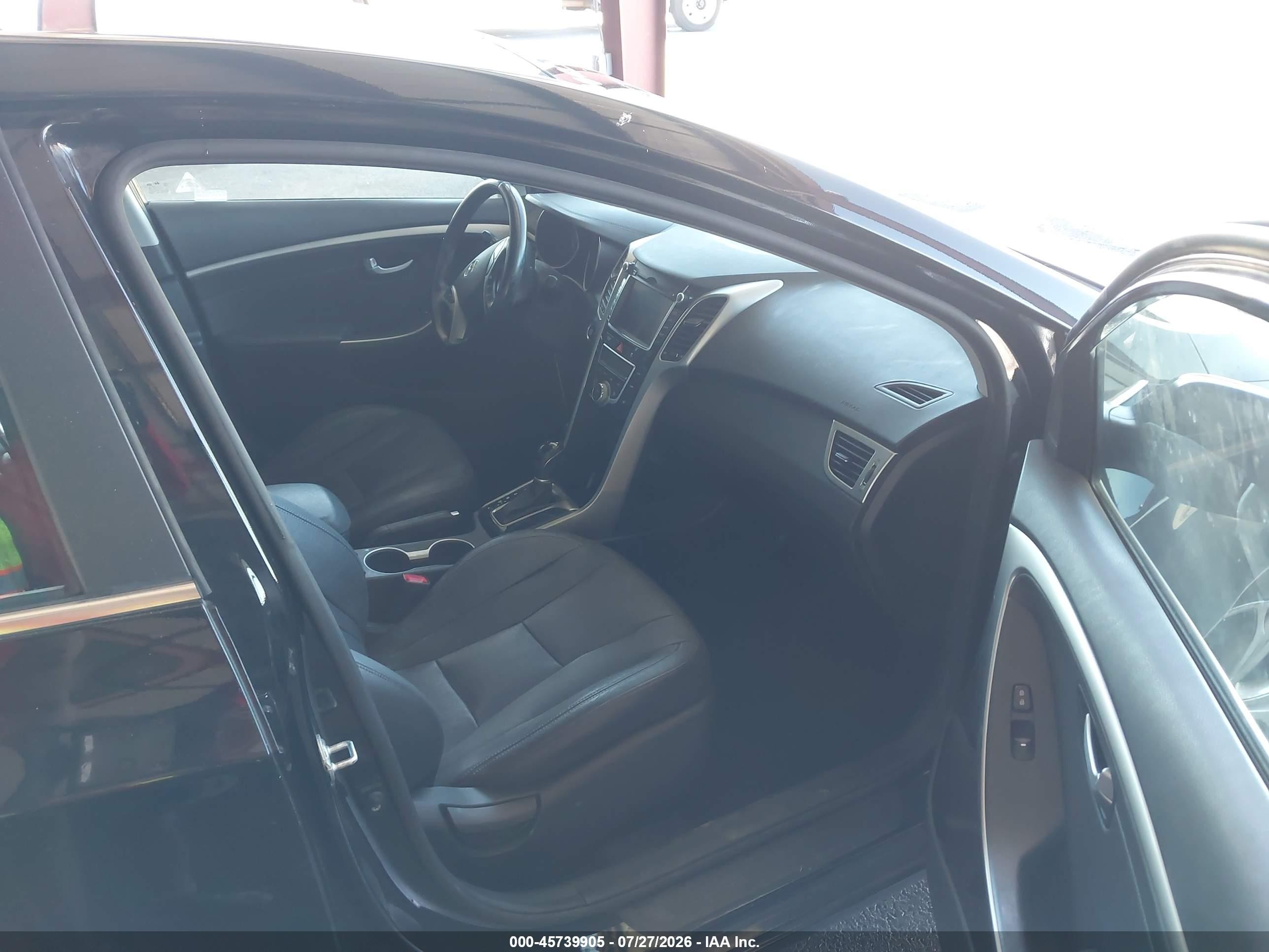 2014 Hyundai Elantra Gt   Черный vin: KMHD35LH1EU160570