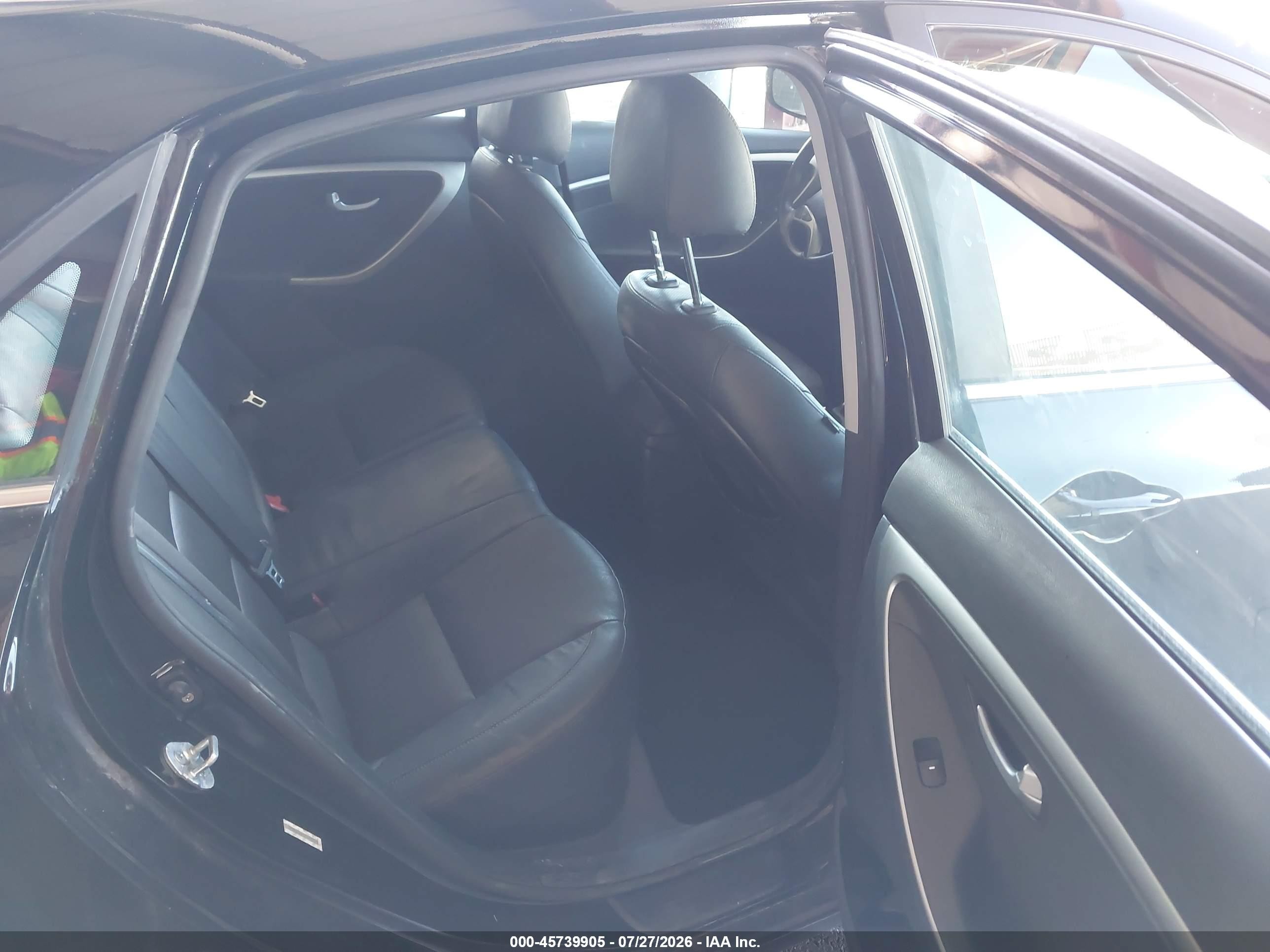 2014 Hyundai Elantra Gt   Черный vin: KMHD35LH1EU160570