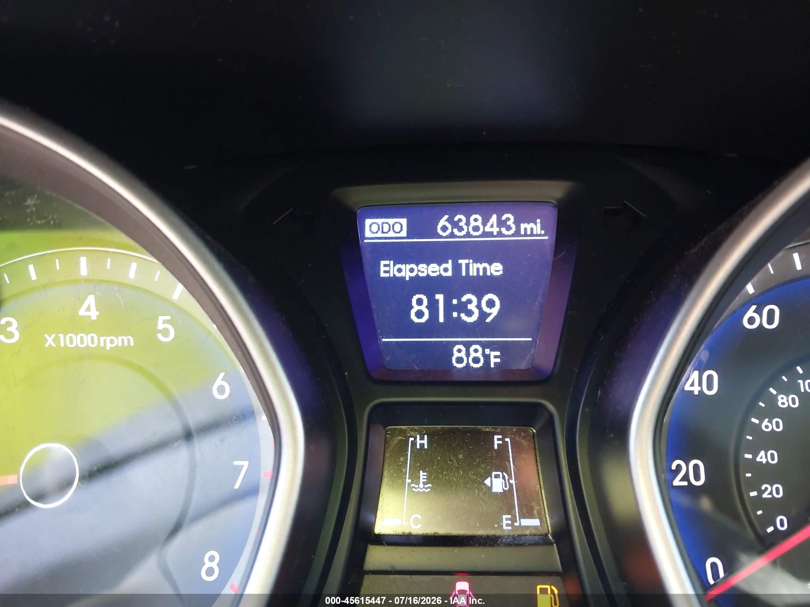 2014 Hyundai Elantra Gt   Серебряный vin: KMHD35LH1EU160715
