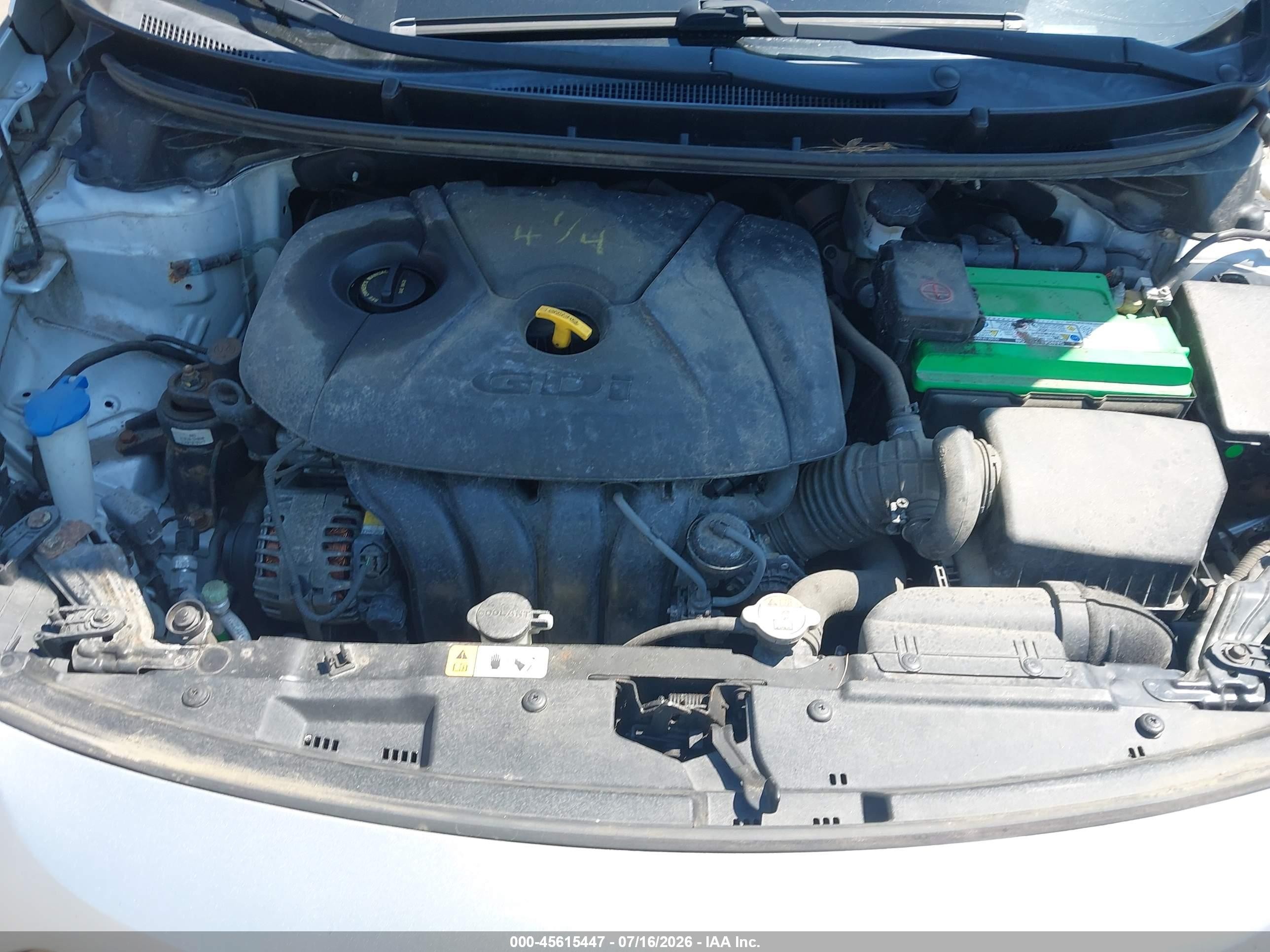 2014 Hyundai Elantra Gt   Серебряный vin: KMHD35LH1EU160715