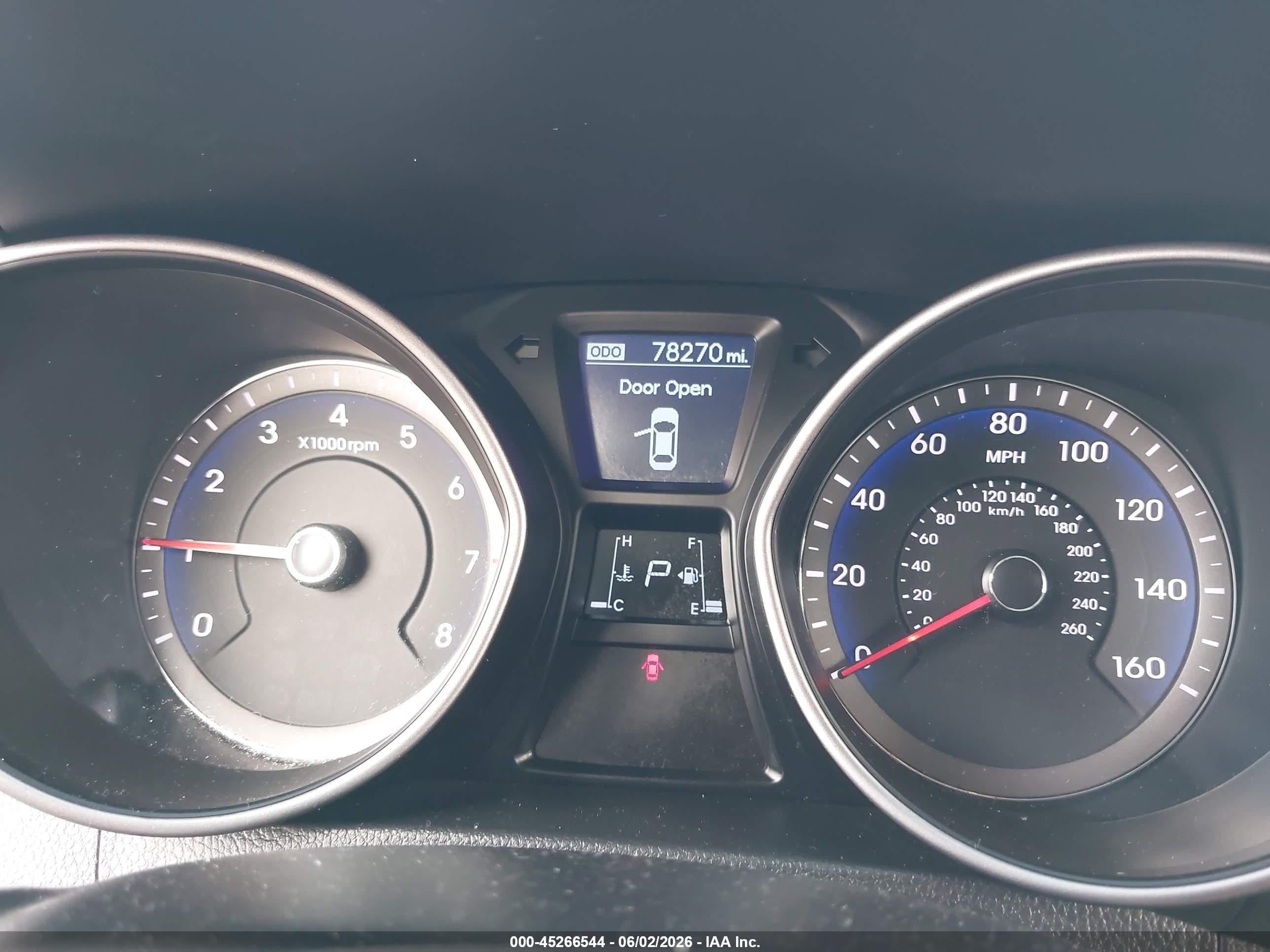 2014 Hyundai Elantra Gt   Gray vin: KMHD35LH1EU179961