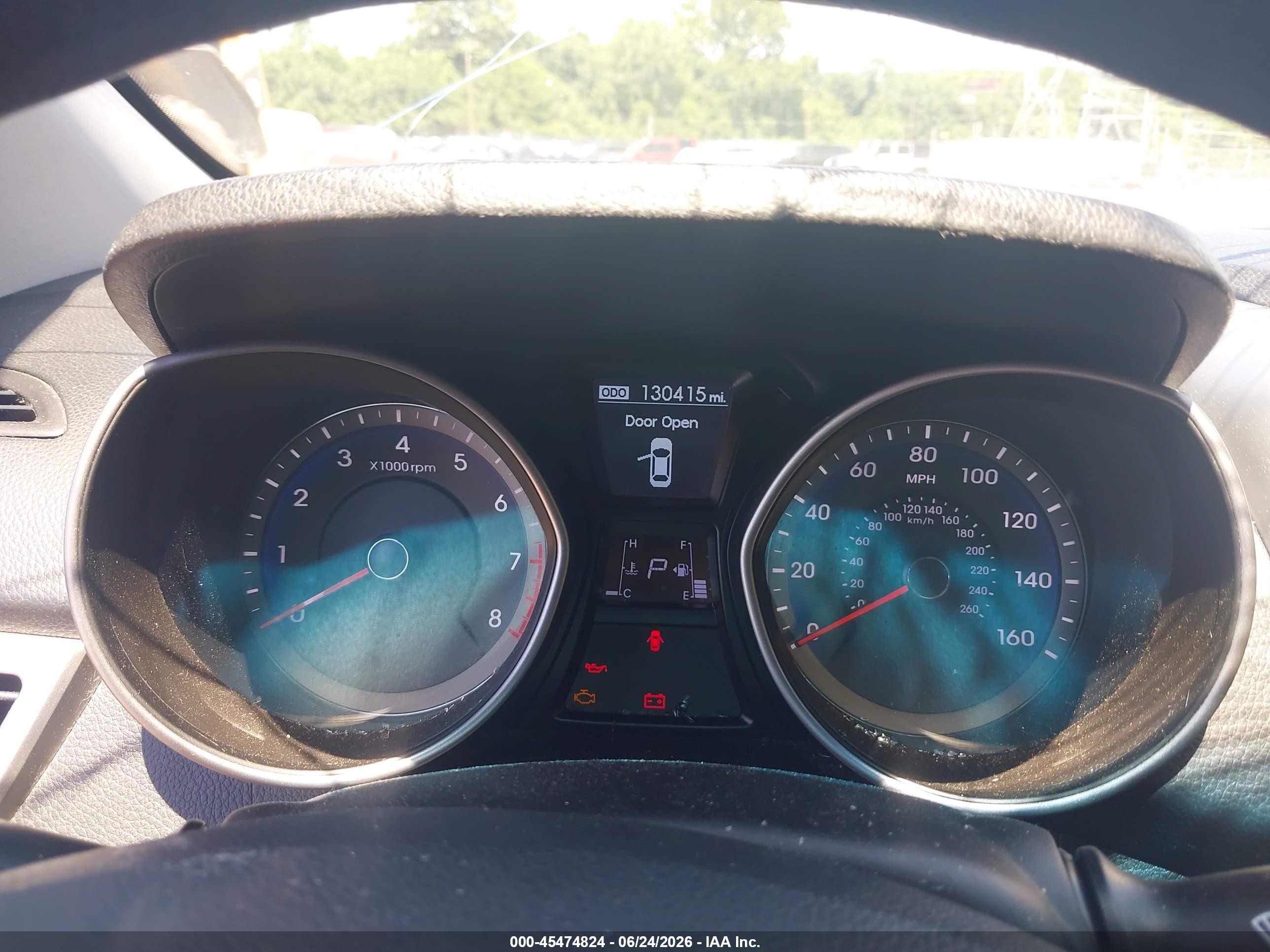 2014 Hyundai Elantra Gt   Blue vin: KMHD35LH1EU187283