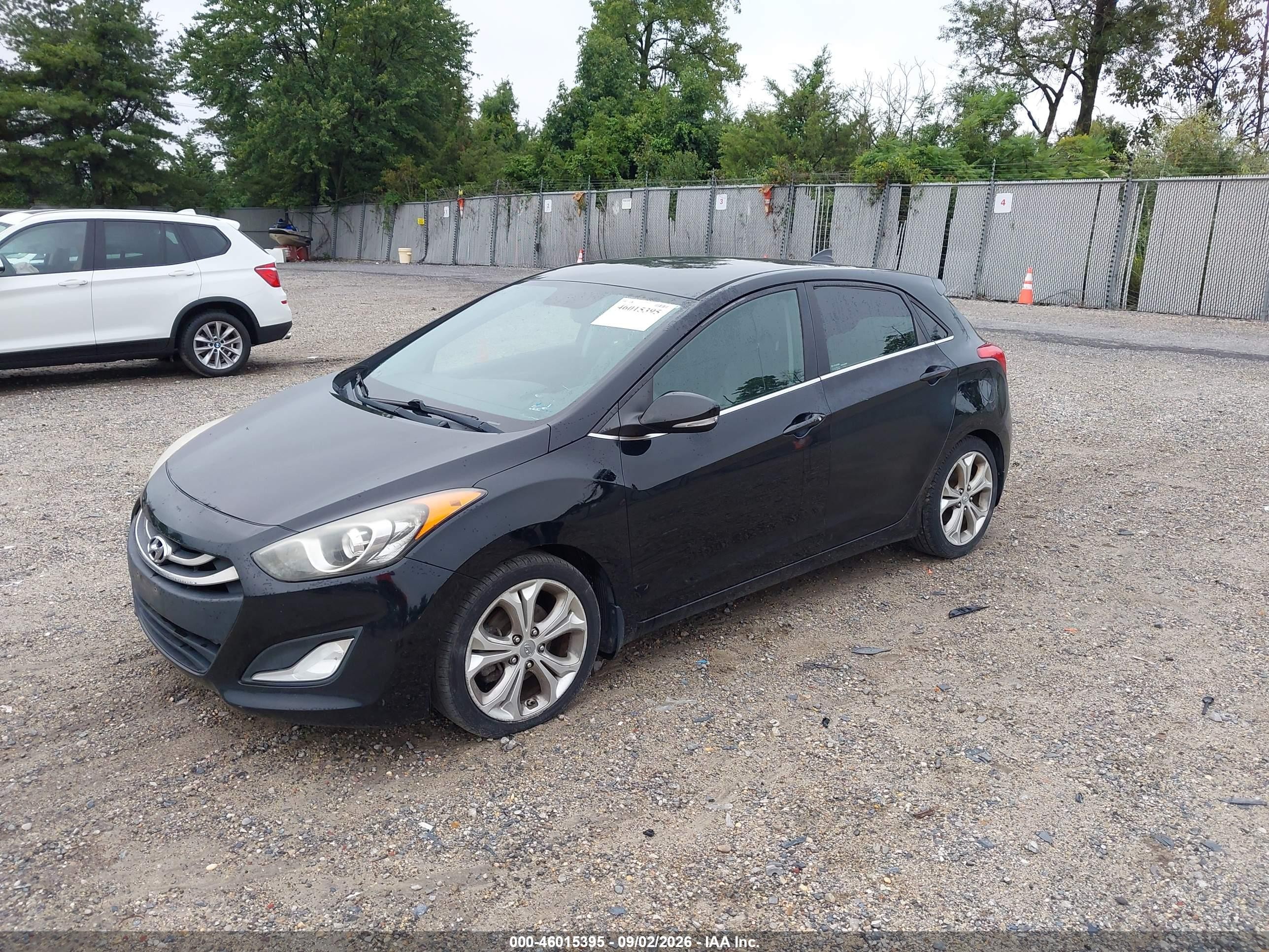 2014 Hyundai Elantra Gt   Черный vin: KMHD35LH1EU196131