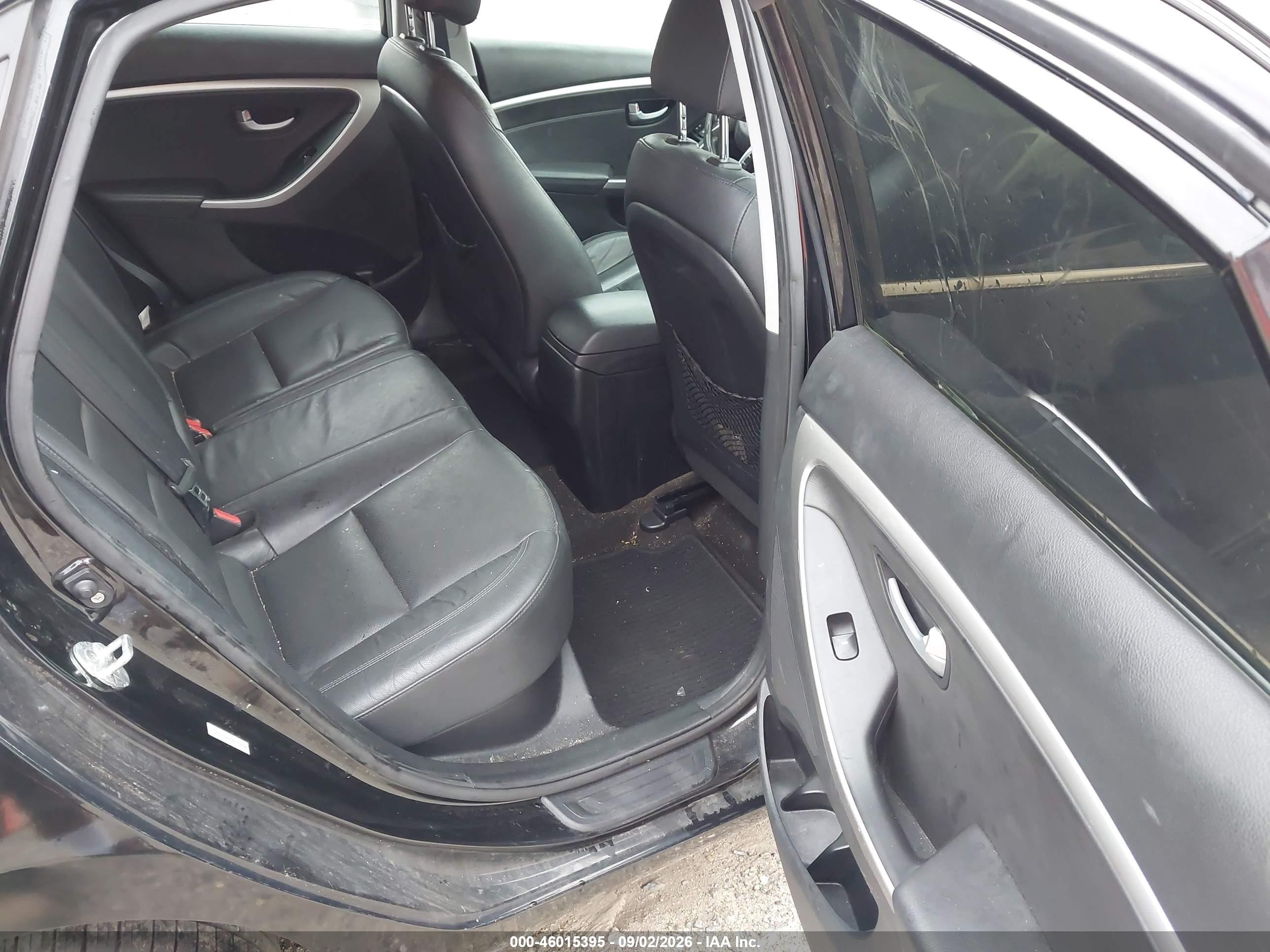 2014 Hyundai Elantra Gt   Черный vin: KMHD35LH1EU196131