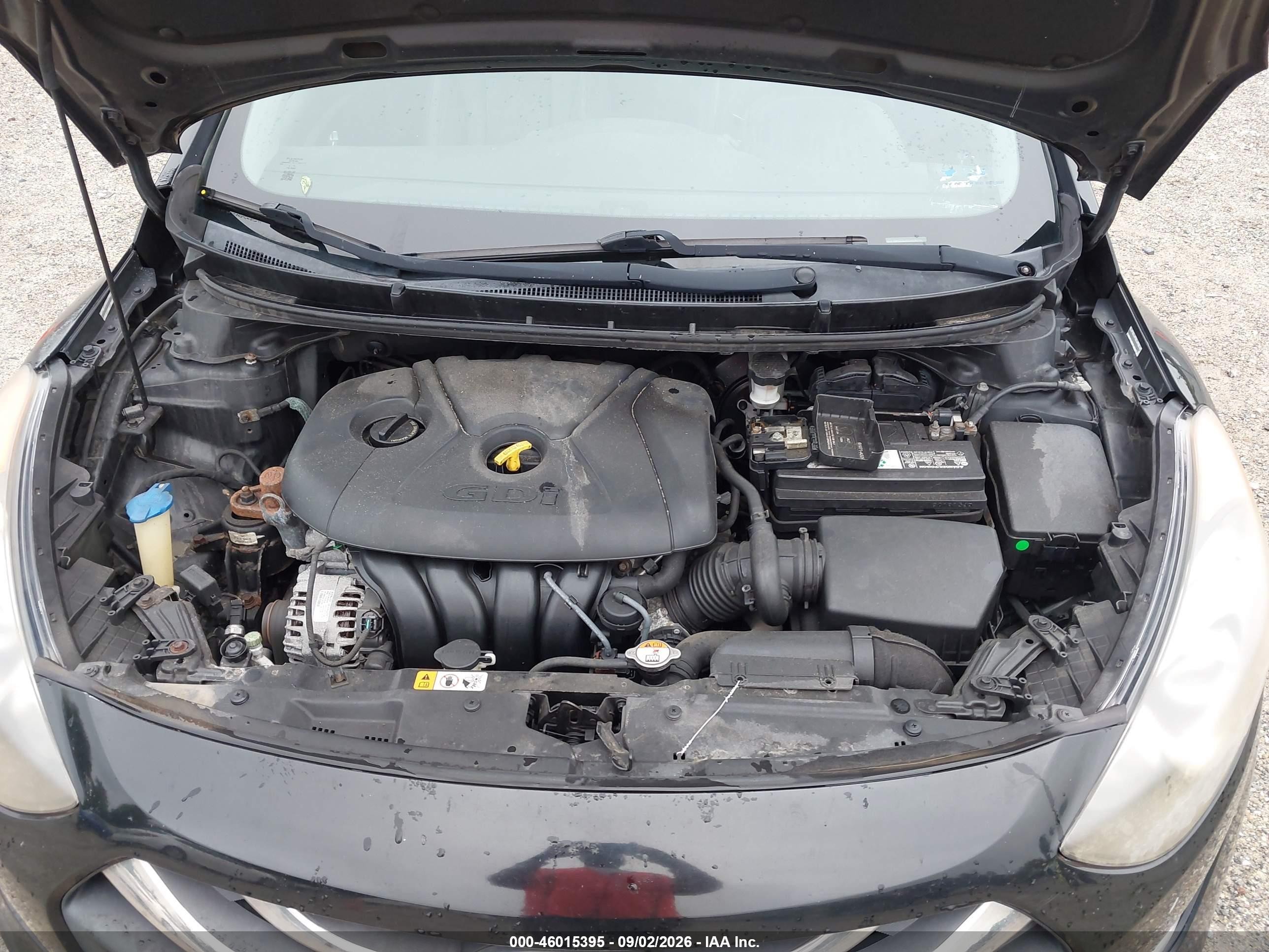 2014 Hyundai Elantra Gt   Черный vin: KMHD35LH1EU196131