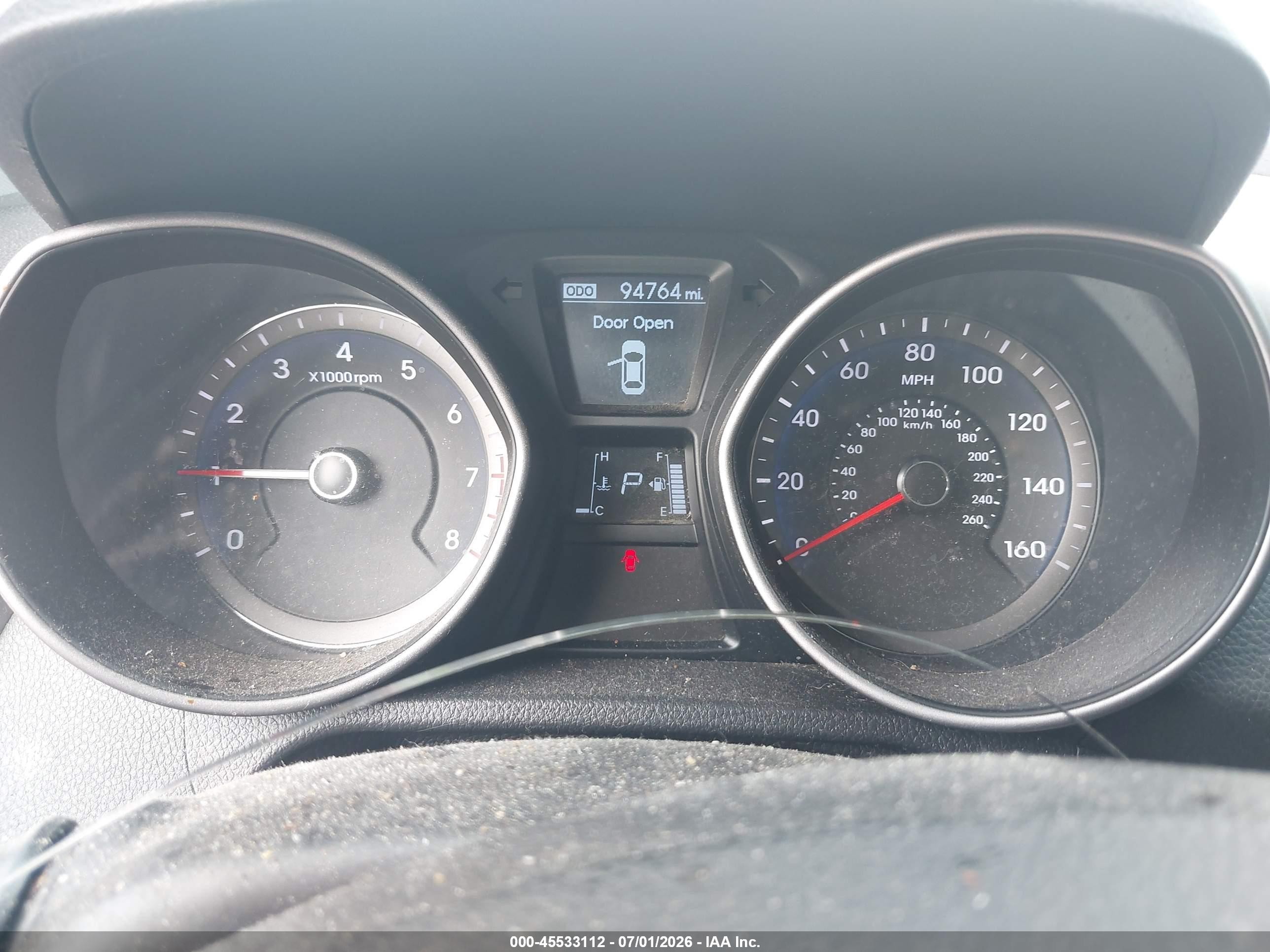 2014 Hyundai Elantra Gt   Белый vin: KMHD35LH1EU215101
