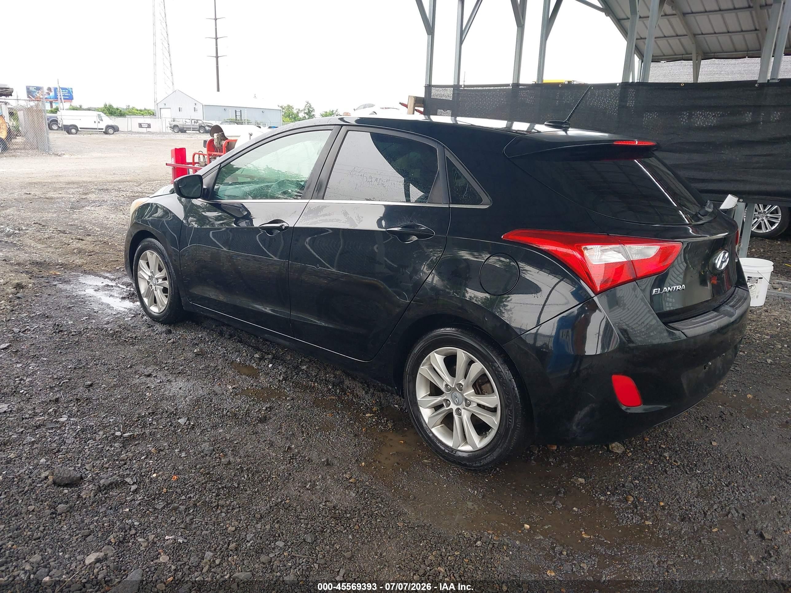 2014 Hyundai Elantra Gt   Black vin: KMHD35LH1EU233288