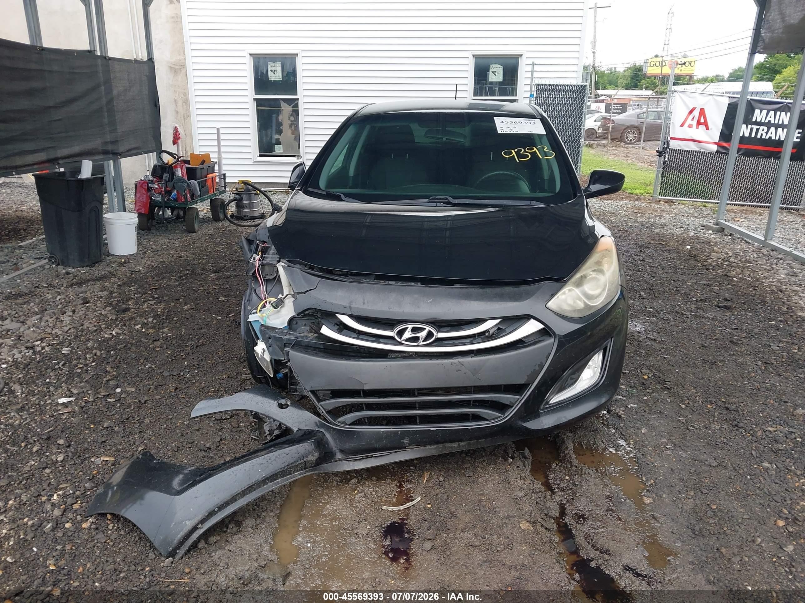 2014 Hyundai Elantra Gt   Black vin: KMHD35LH1EU233288