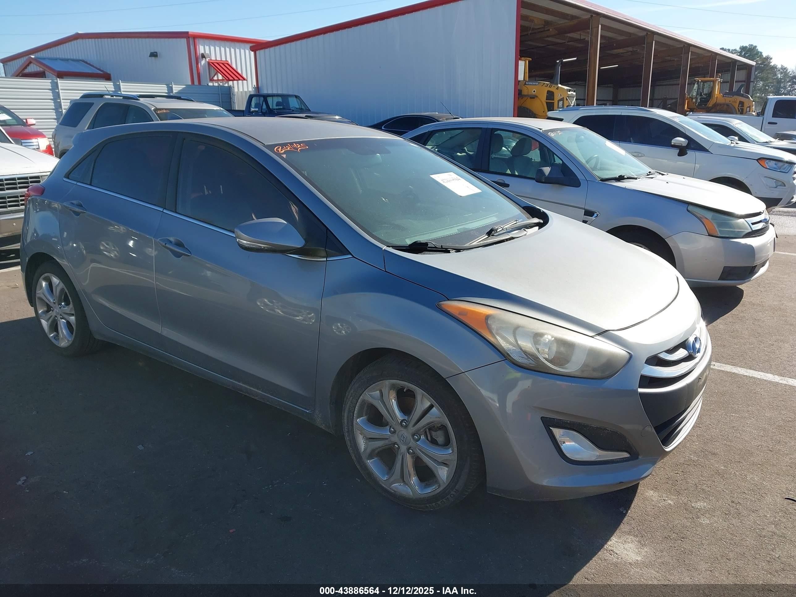 2015 Hyundai Elantra Gt   Gray vin: KMHD35LH1FU243272